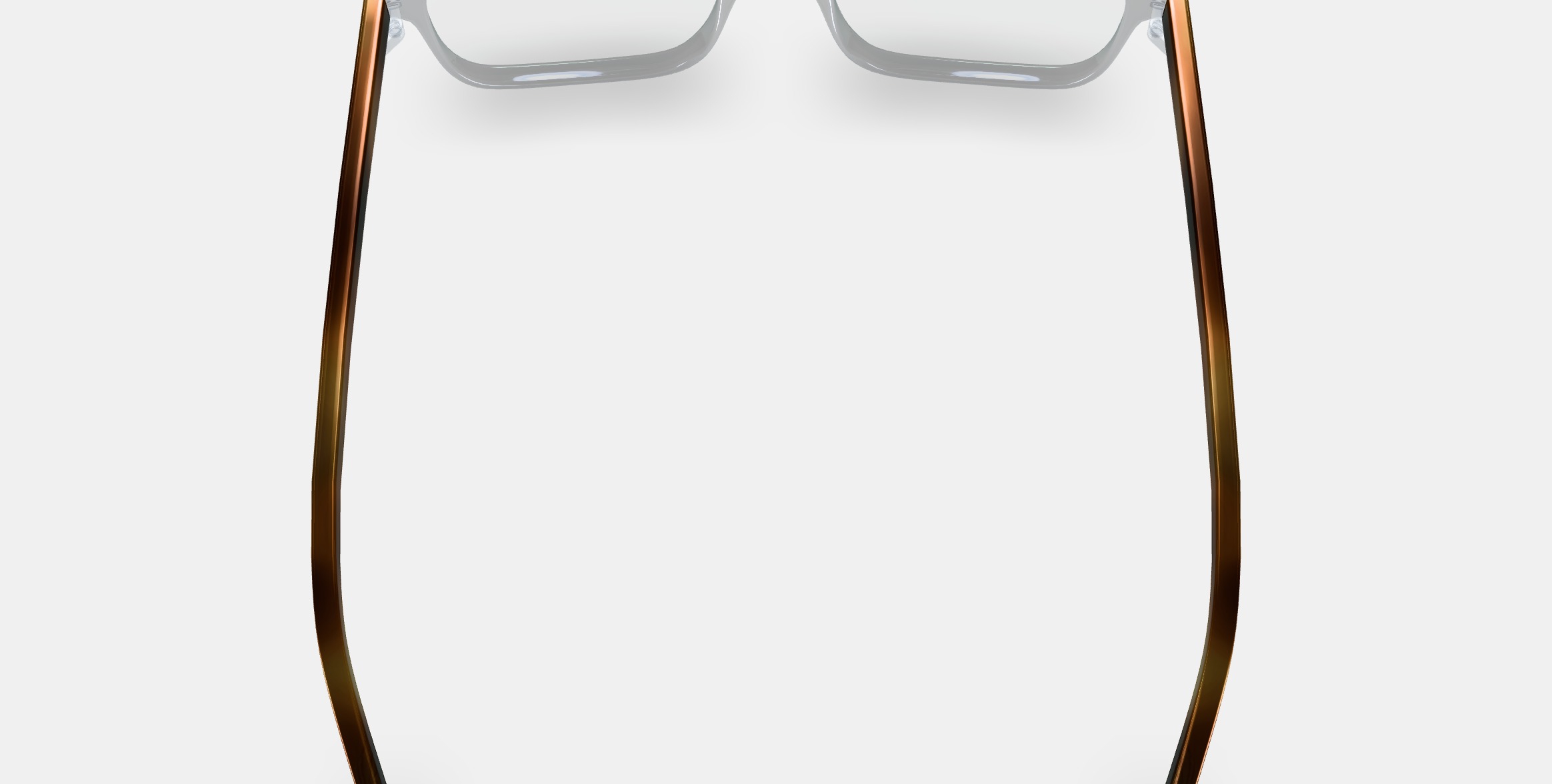 Wilkie Eyeglasses in Crystal with English Oak 3D model_4