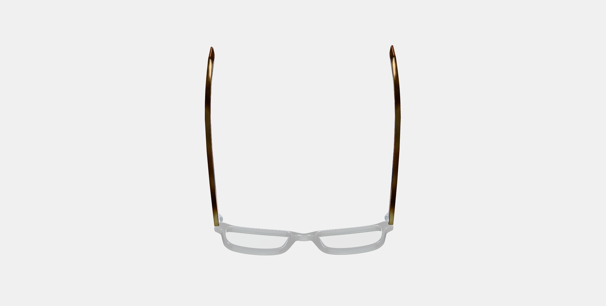 Wilkie Eyeglasses in Crystal with English Oak 3D model_7