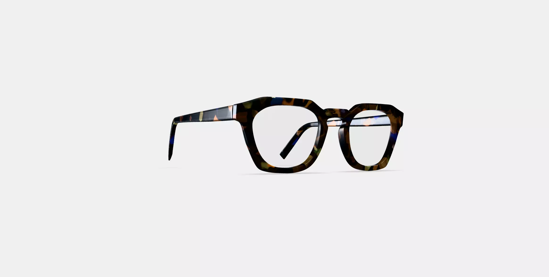 Rufus Eyeglasses in Amalfi Tortoise 3D model_0