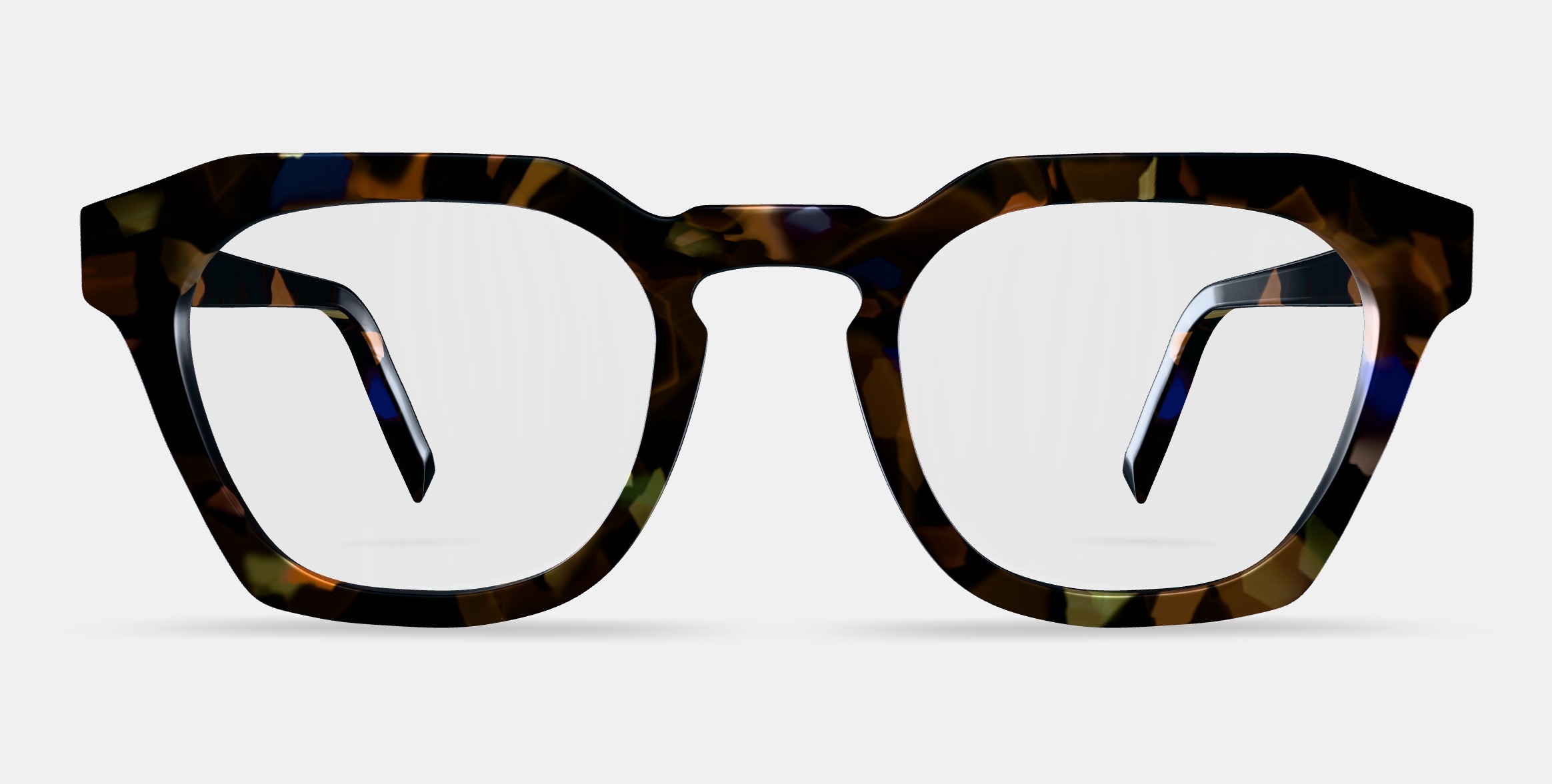 Rufus Eyeglasses in Amalfi Tortoise 3D model_11