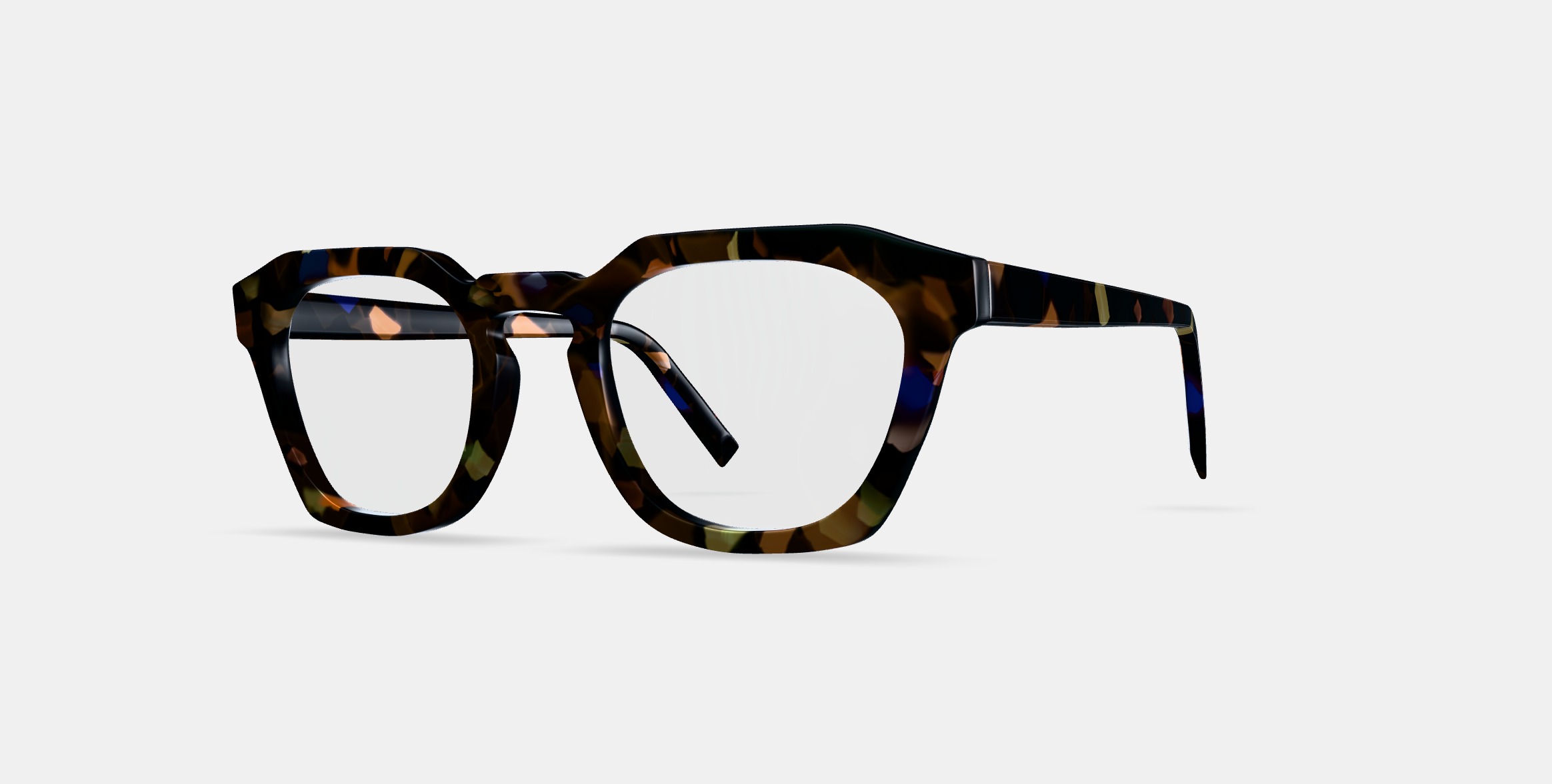 Rufus Eyeglasses in Amalfi Tortoise 3D model_13