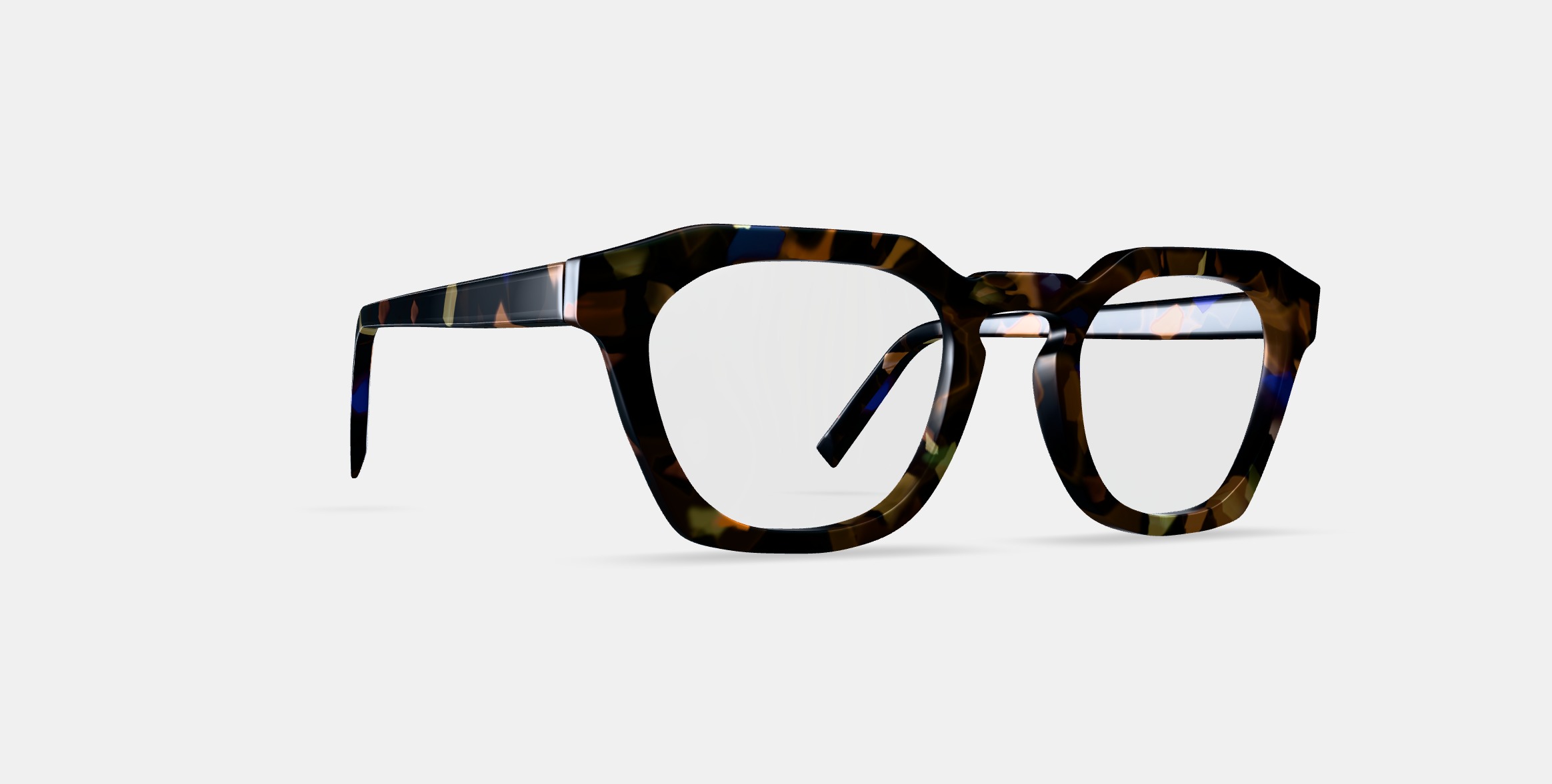 Rufus Eyeglasses in Amalfi Tortoise 3D model_9