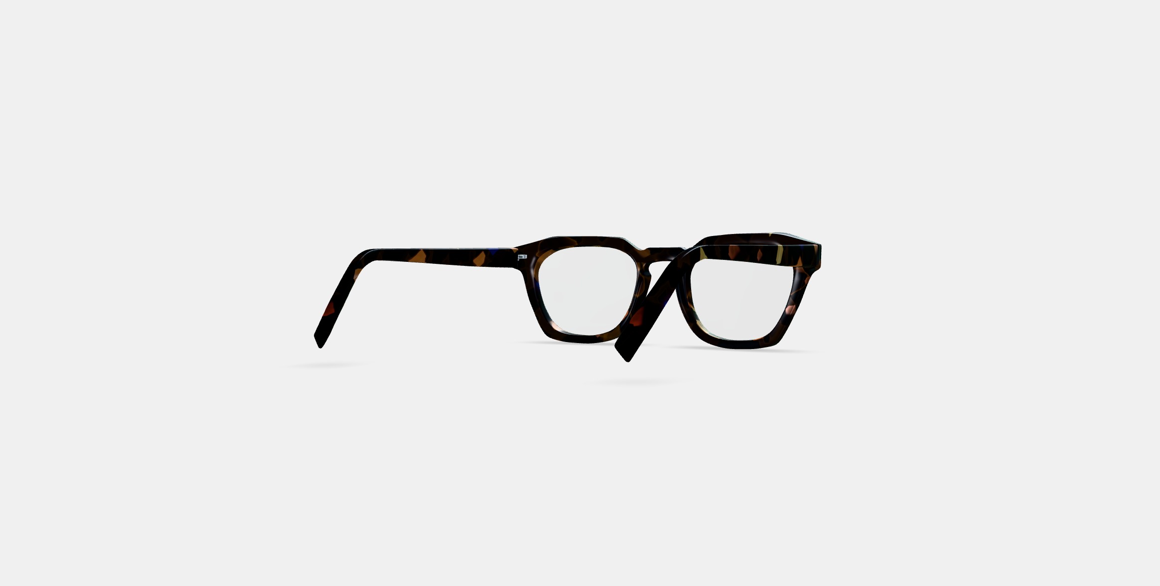 Rufus Eyeglasses in Amalfi Tortoise 3D model_5