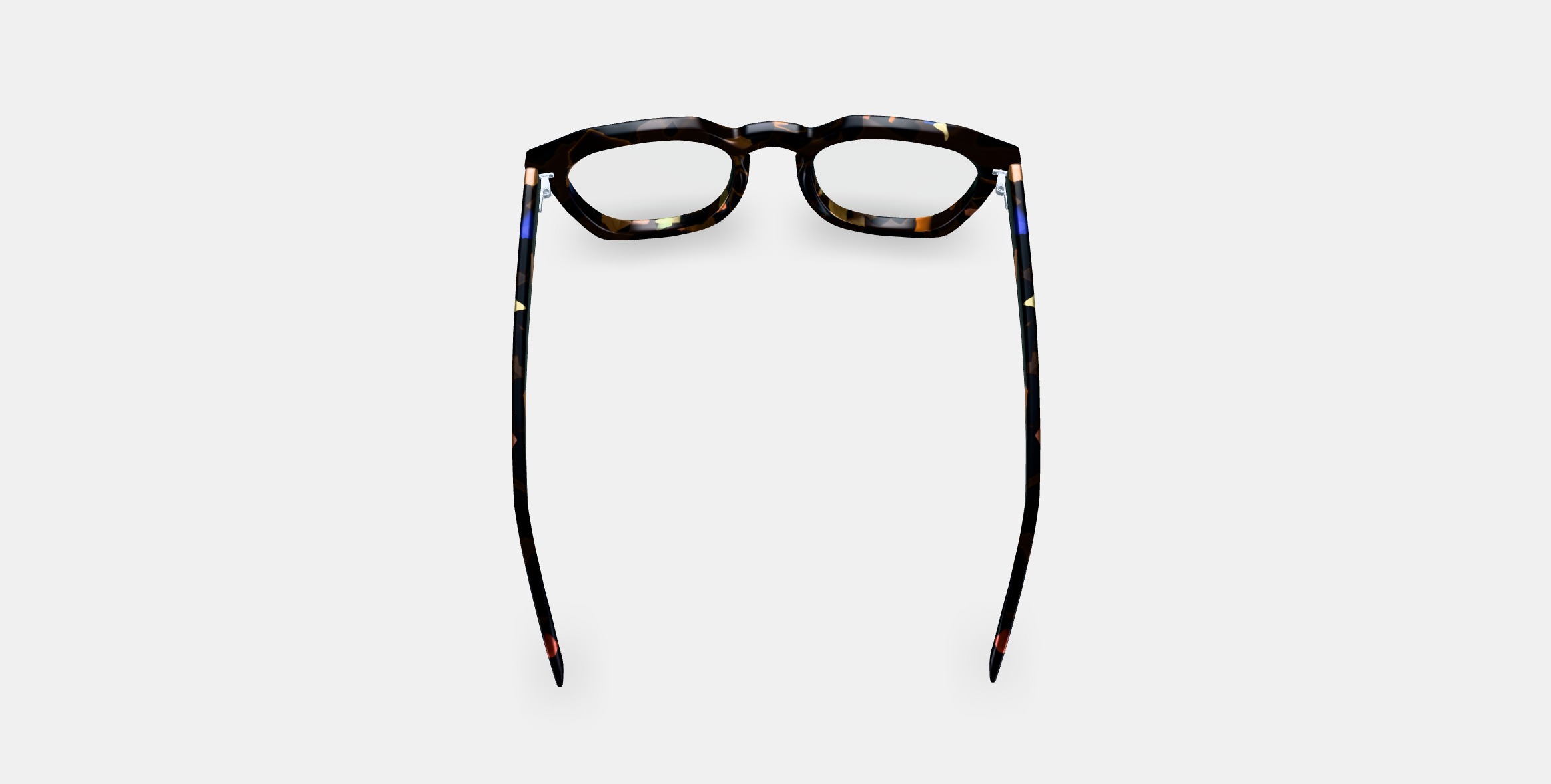 Rufus Eyeglasses in Amalfi Tortoise 3D model_3