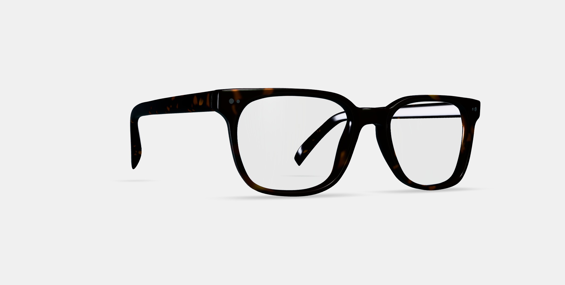 Hector Eyeglasses in Whiskey Tortoise 3D model_9