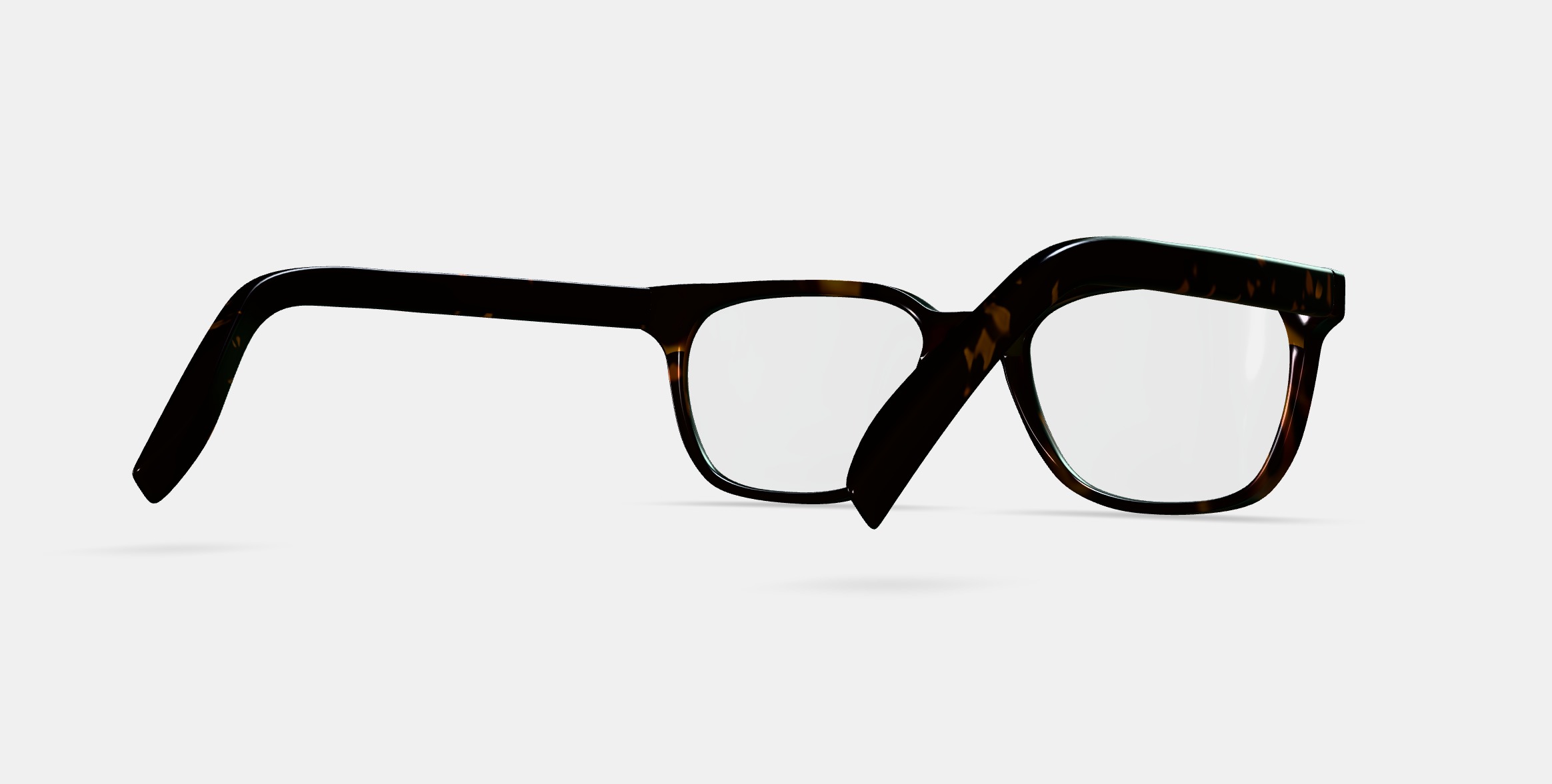 Hector Eyeglasses in Whiskey Tortoise 3D model_6