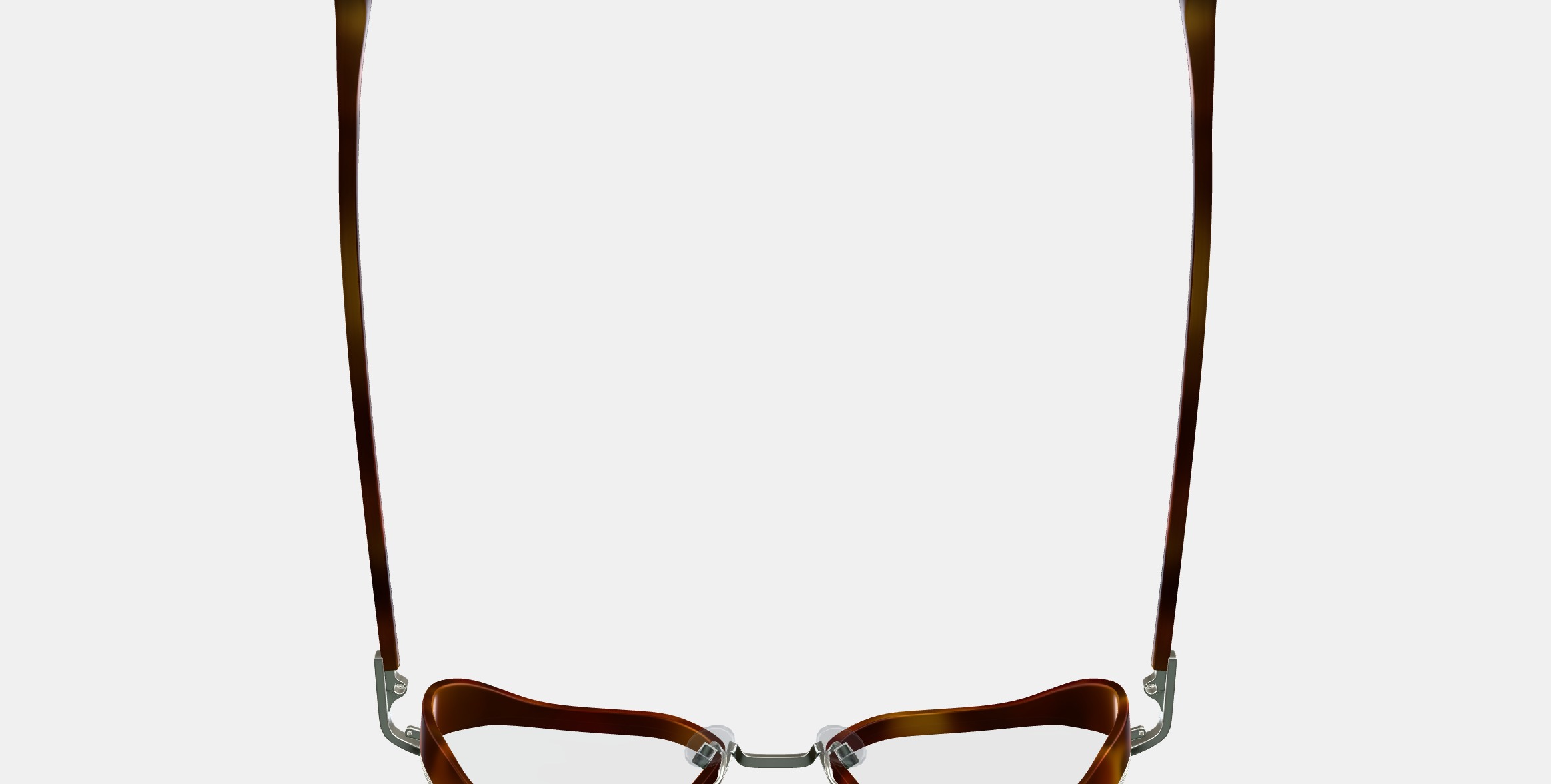 Levins Eyeglasses in Rye Tortoise Matte with Antique Silver 3D model_10