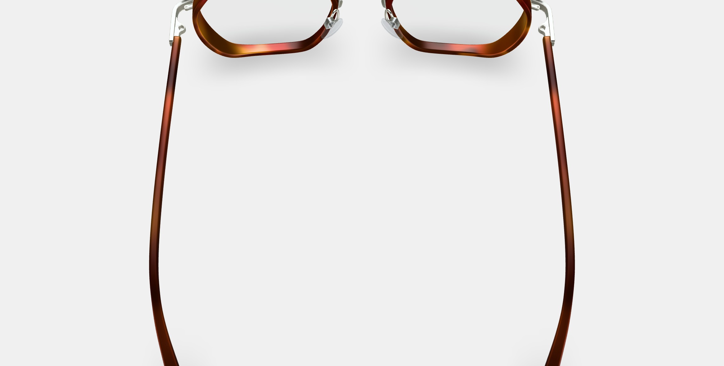 Levins Eyeglasses in Rye Tortoise Matte with Antique Silver 3D model_6