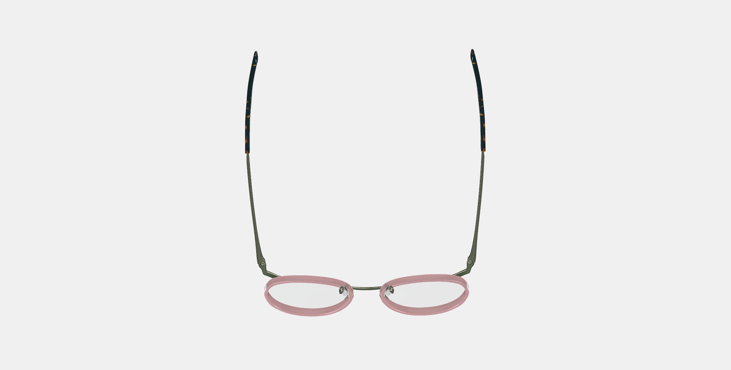 Bergen Eyeglasses in Rose Water with Riesling 3D model_7