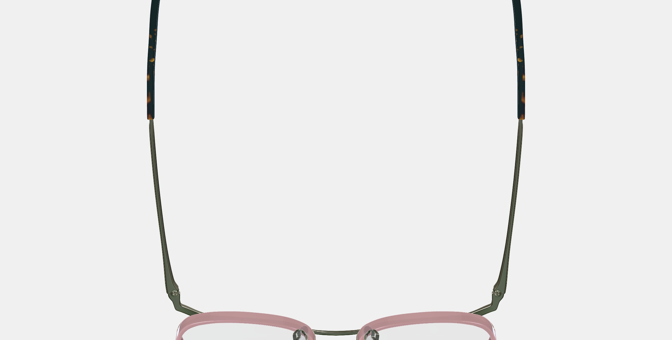 Bergen Eyeglasses in Rose Water with Riesling 3D model_8