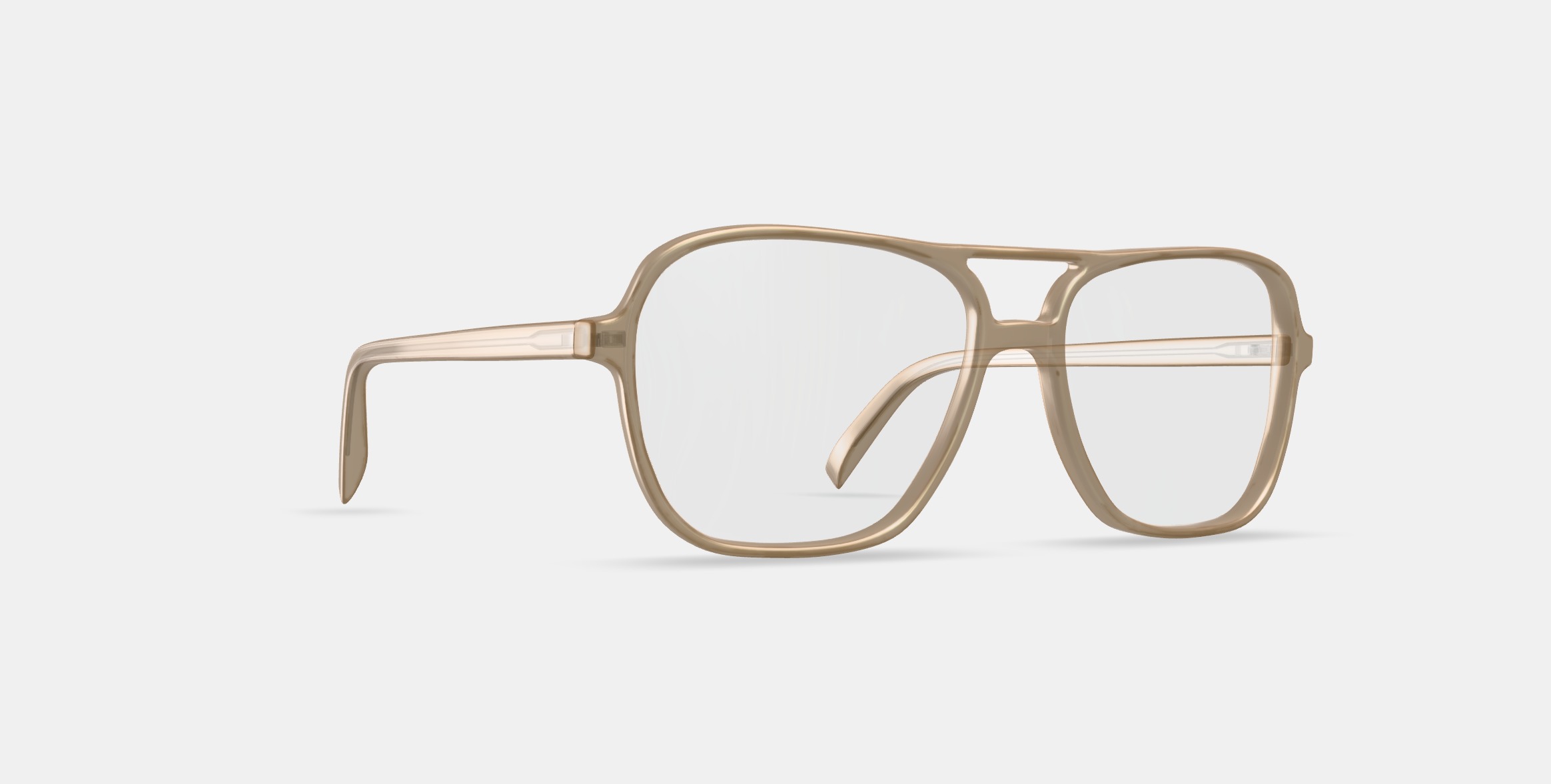 Carrick Eyeglasses in Camel 3D model_9