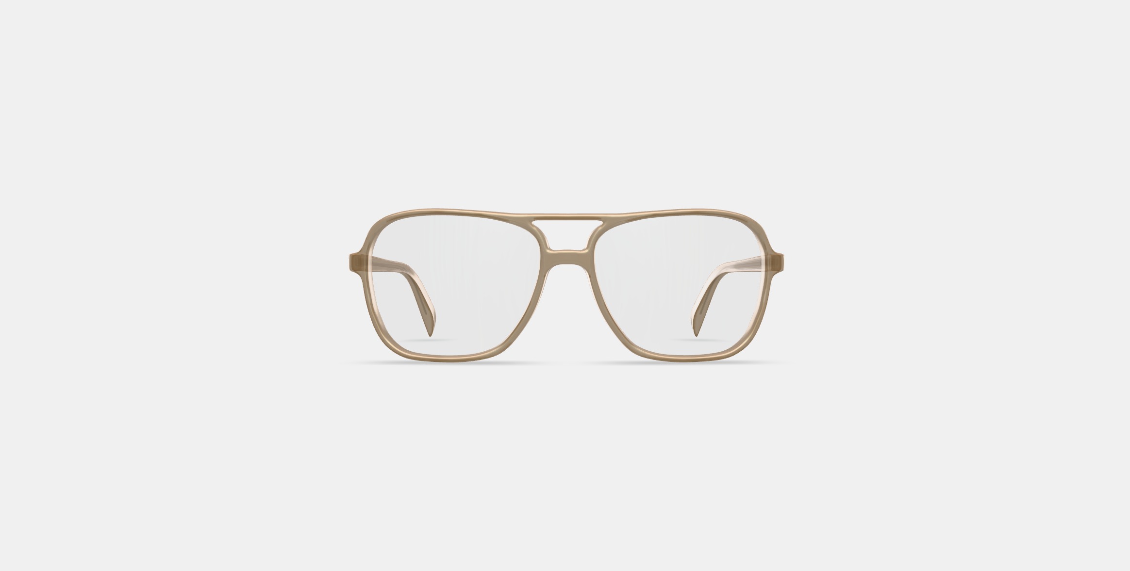 Carrick Eyeglasses in Camel 3D model_10