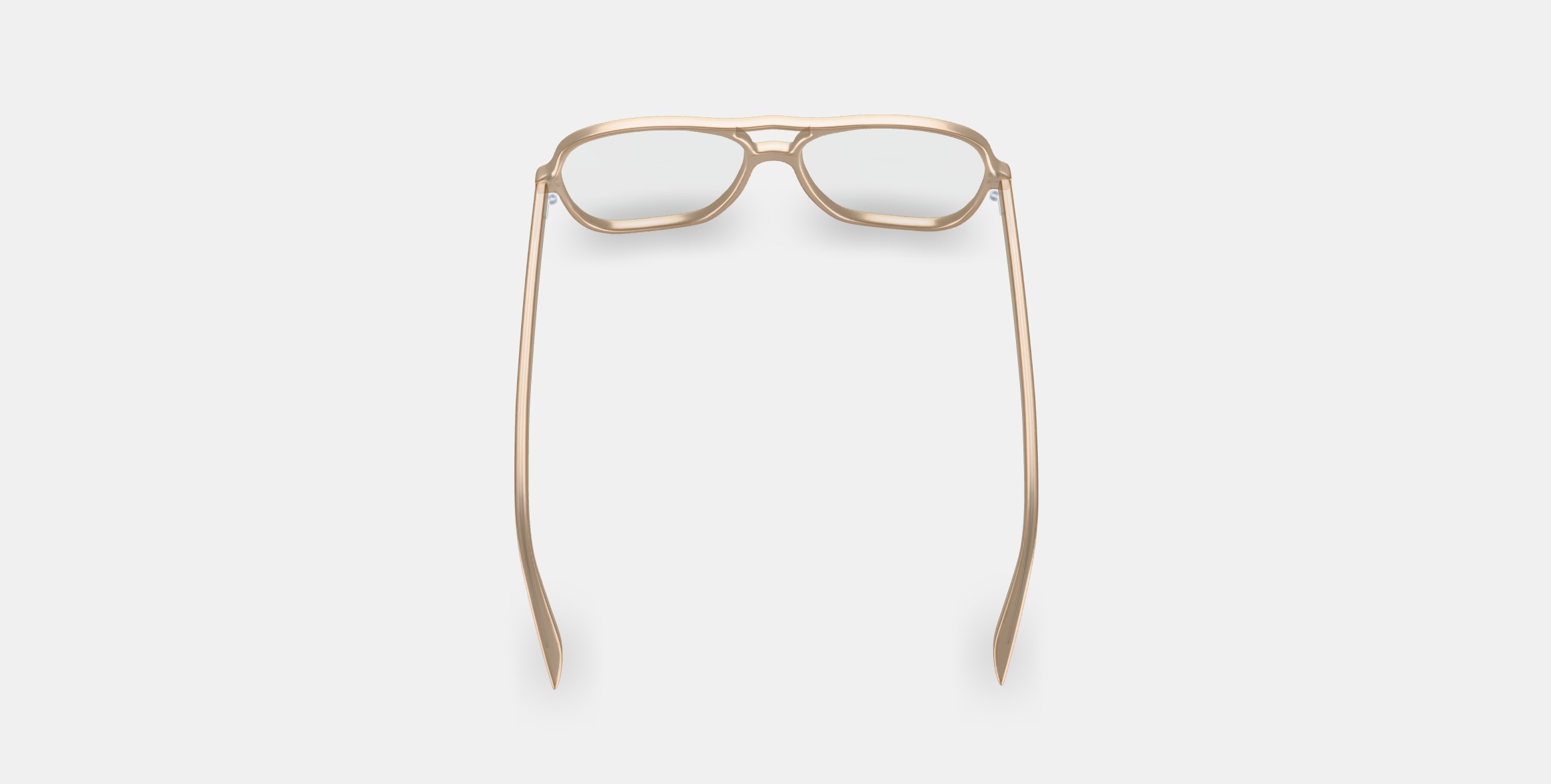 Carrick Eyeglasses in Camel 3D model_2