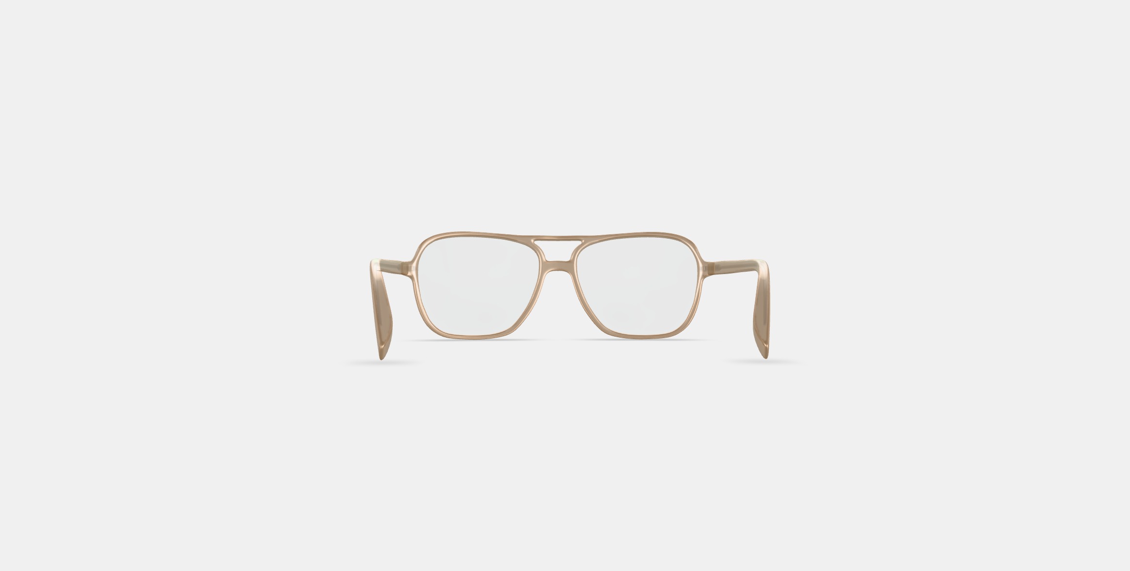 Carrick Eyeglasses in Camel 3D model_14