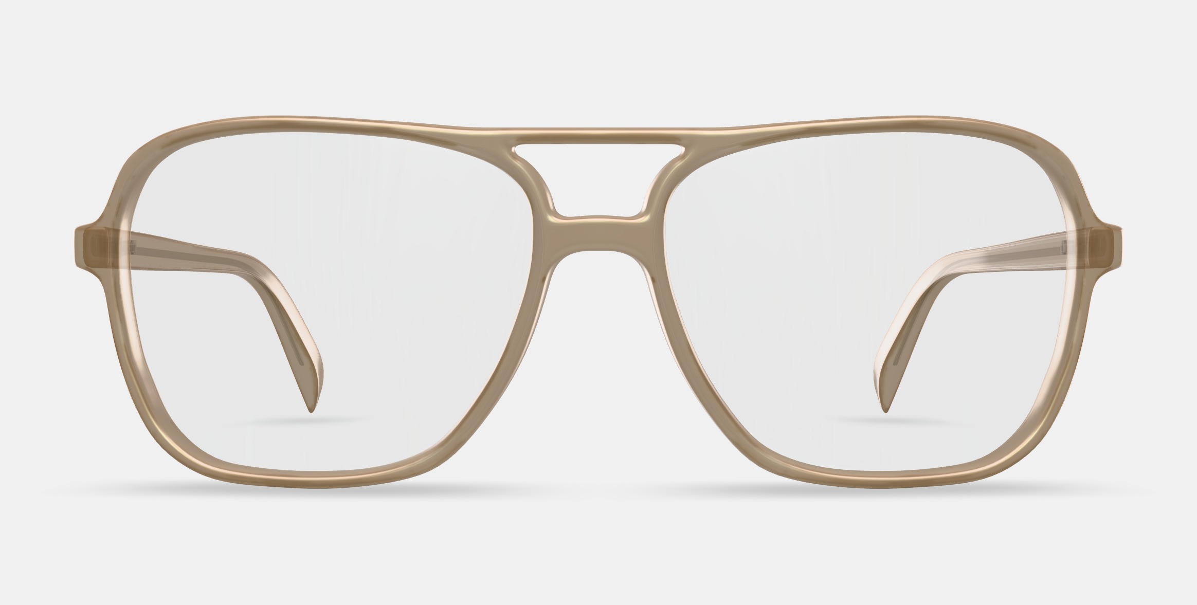Carrick Eyeglasses in Camel 3D model_12