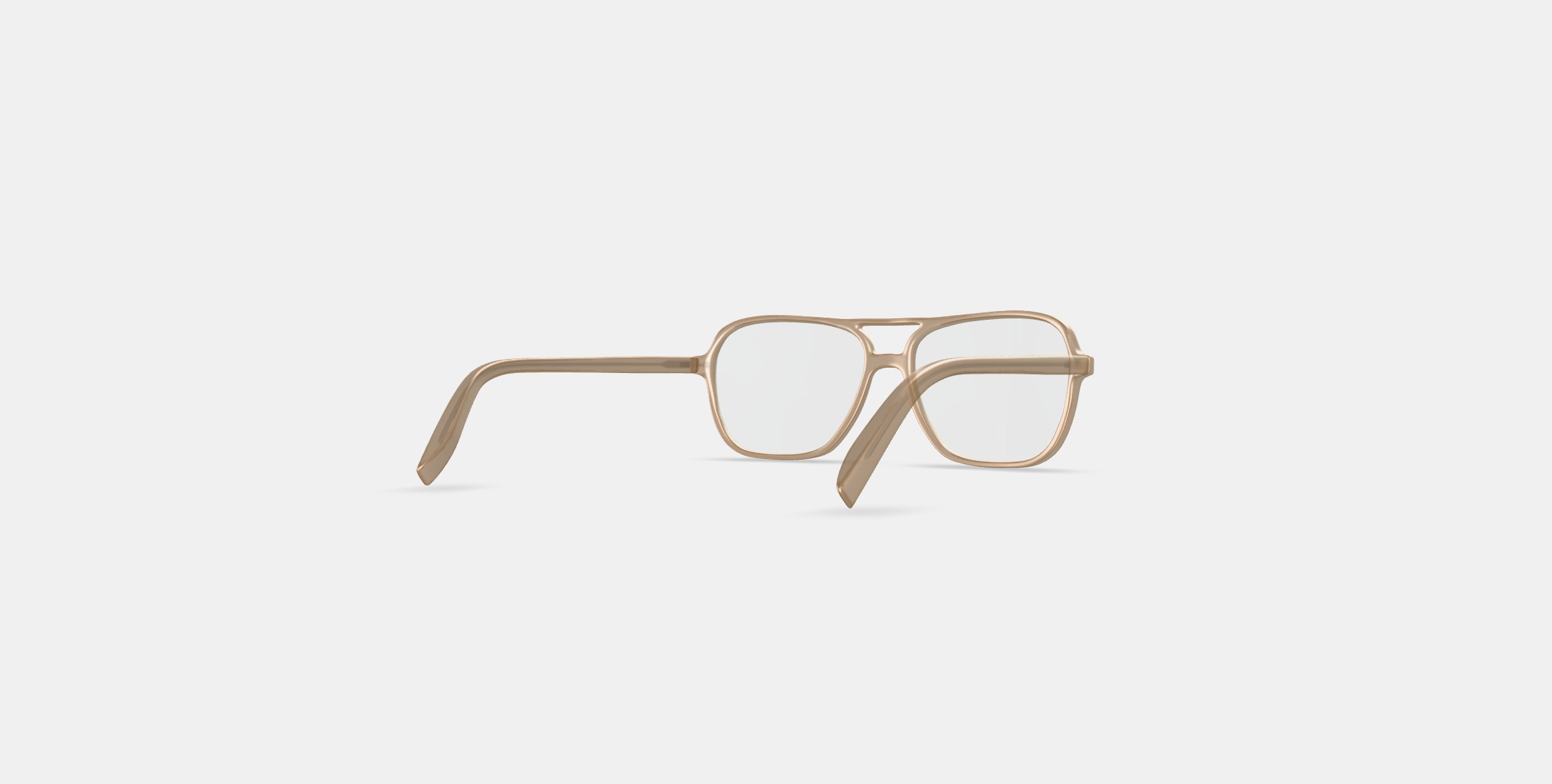 Carrick Eyeglasses in Camel 3D model_3