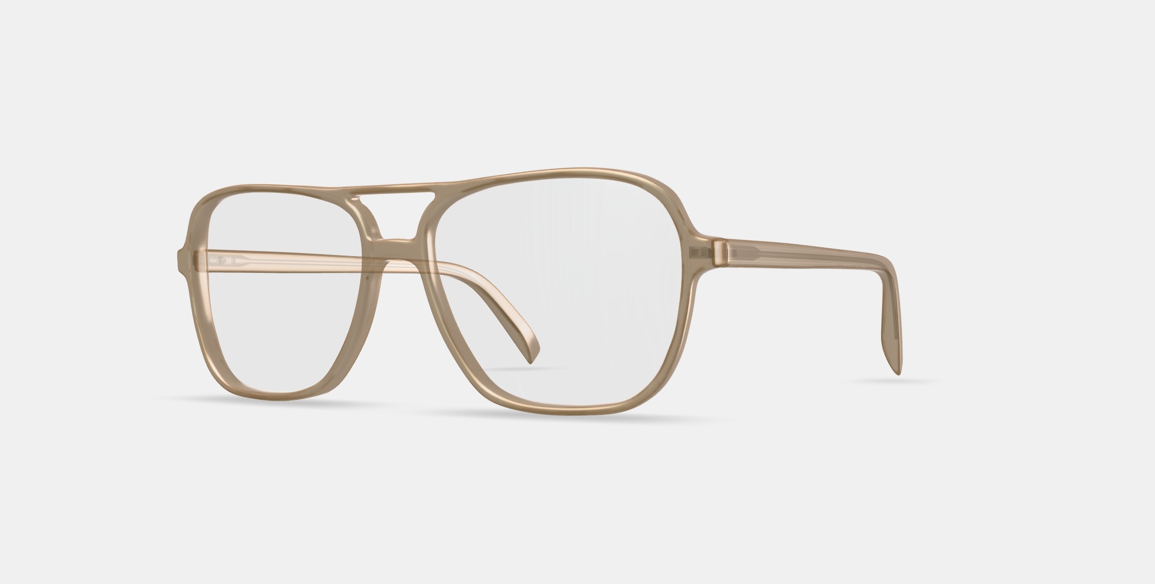 Carrick Eyeglasses in Camel 3D model_13