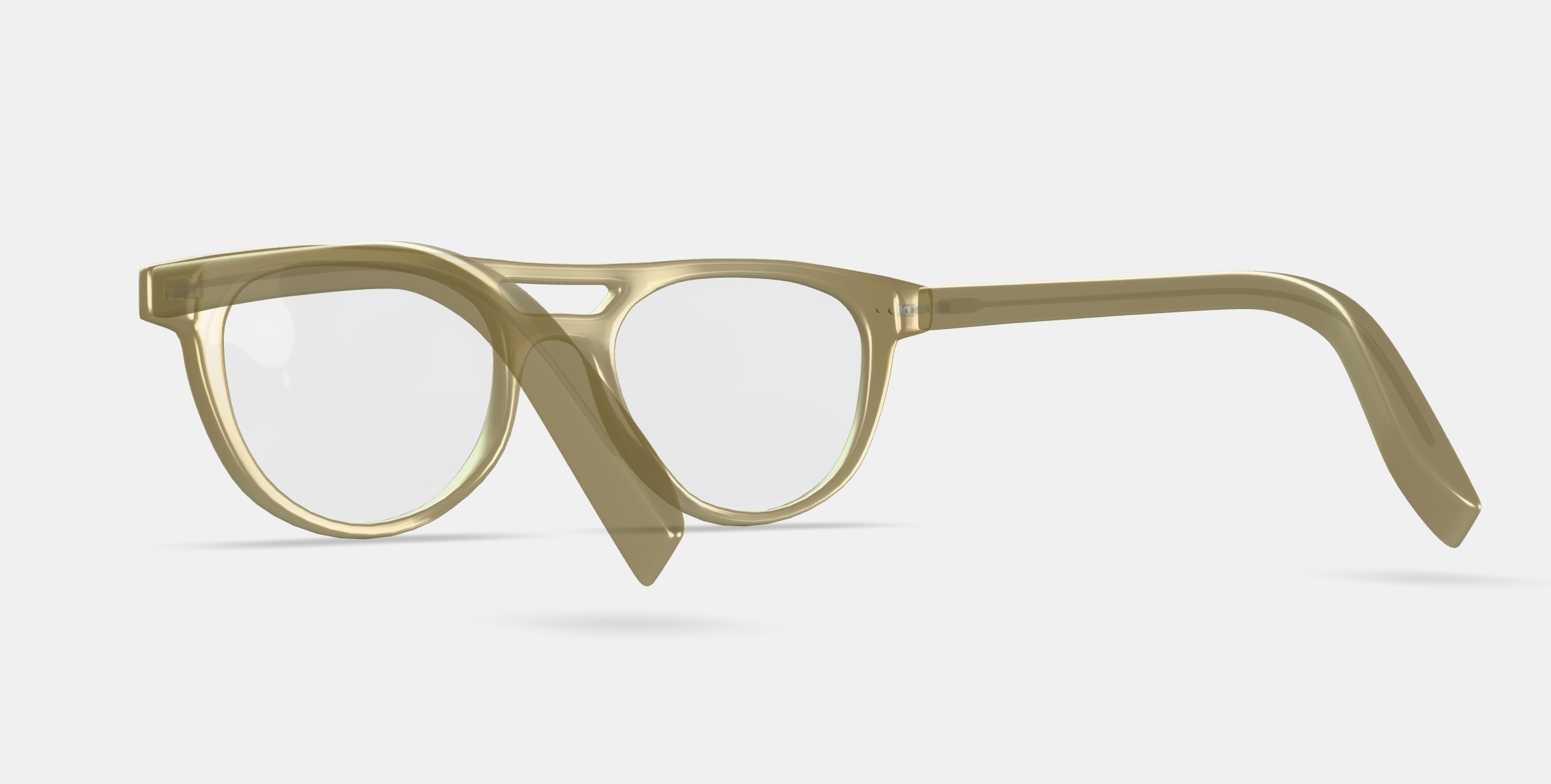 Tierney Eyeglasses in Toasted Sesame 3D model_2