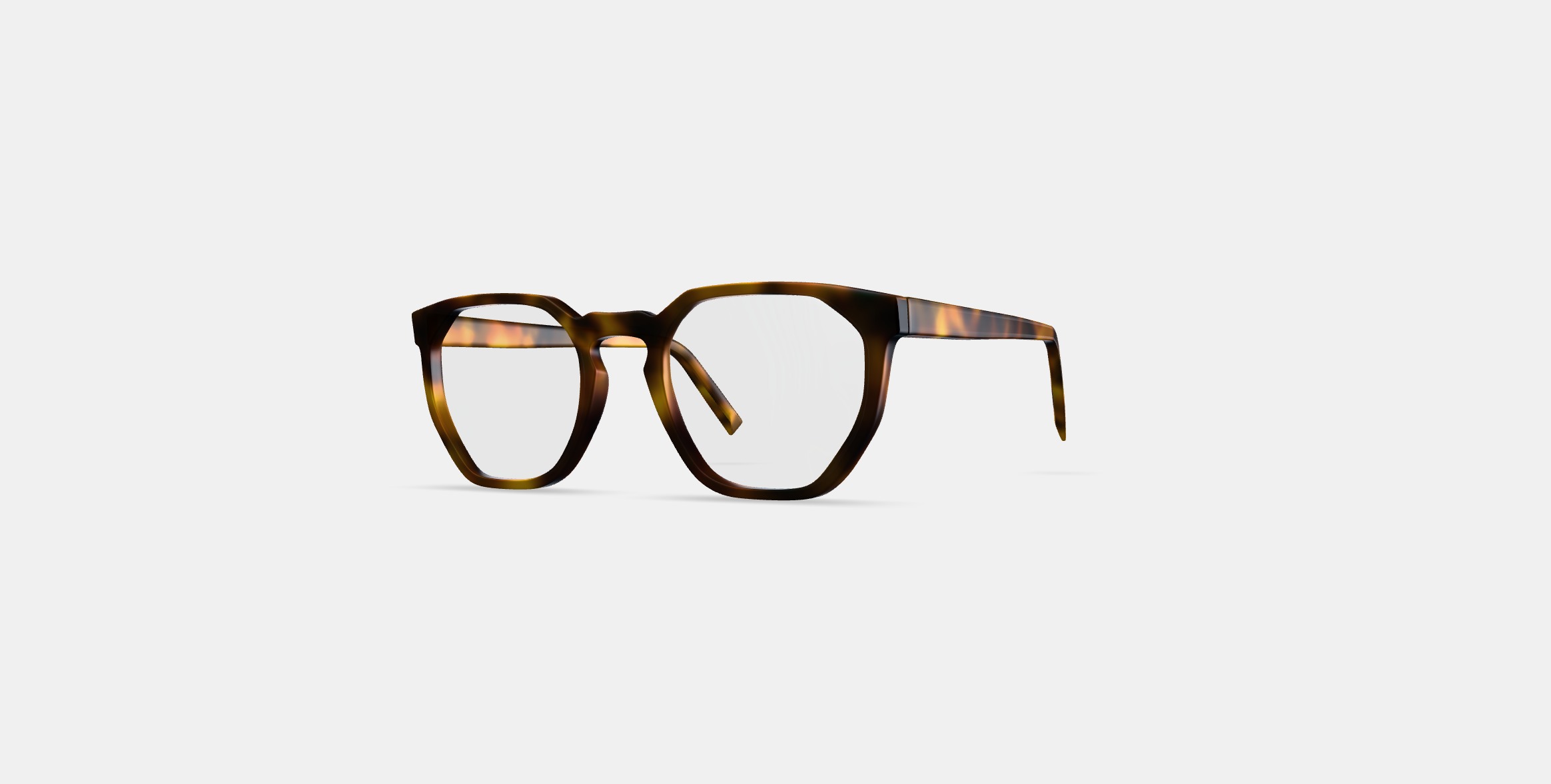 Tobias Eyeglasses in Woodgrain Tortoise Matte 3D model_12