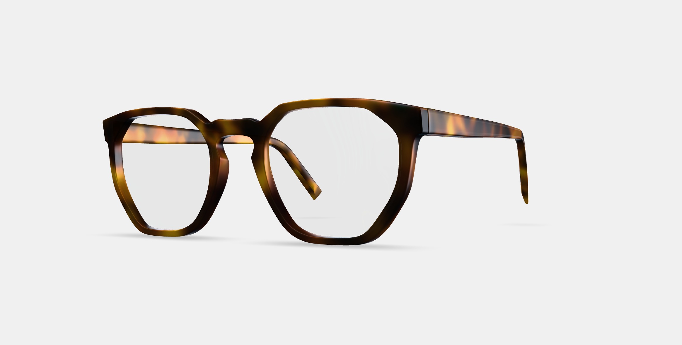 Tobias Eyeglasses in Woodgrain Tortoise Matte 3D model_13