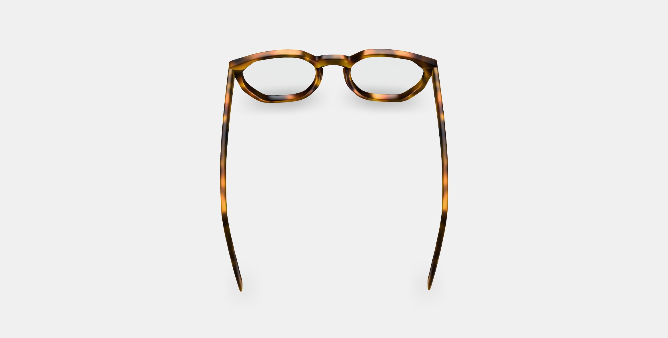Tobias Eyeglasses in Woodgrain Tortoise Matte 3D model_4