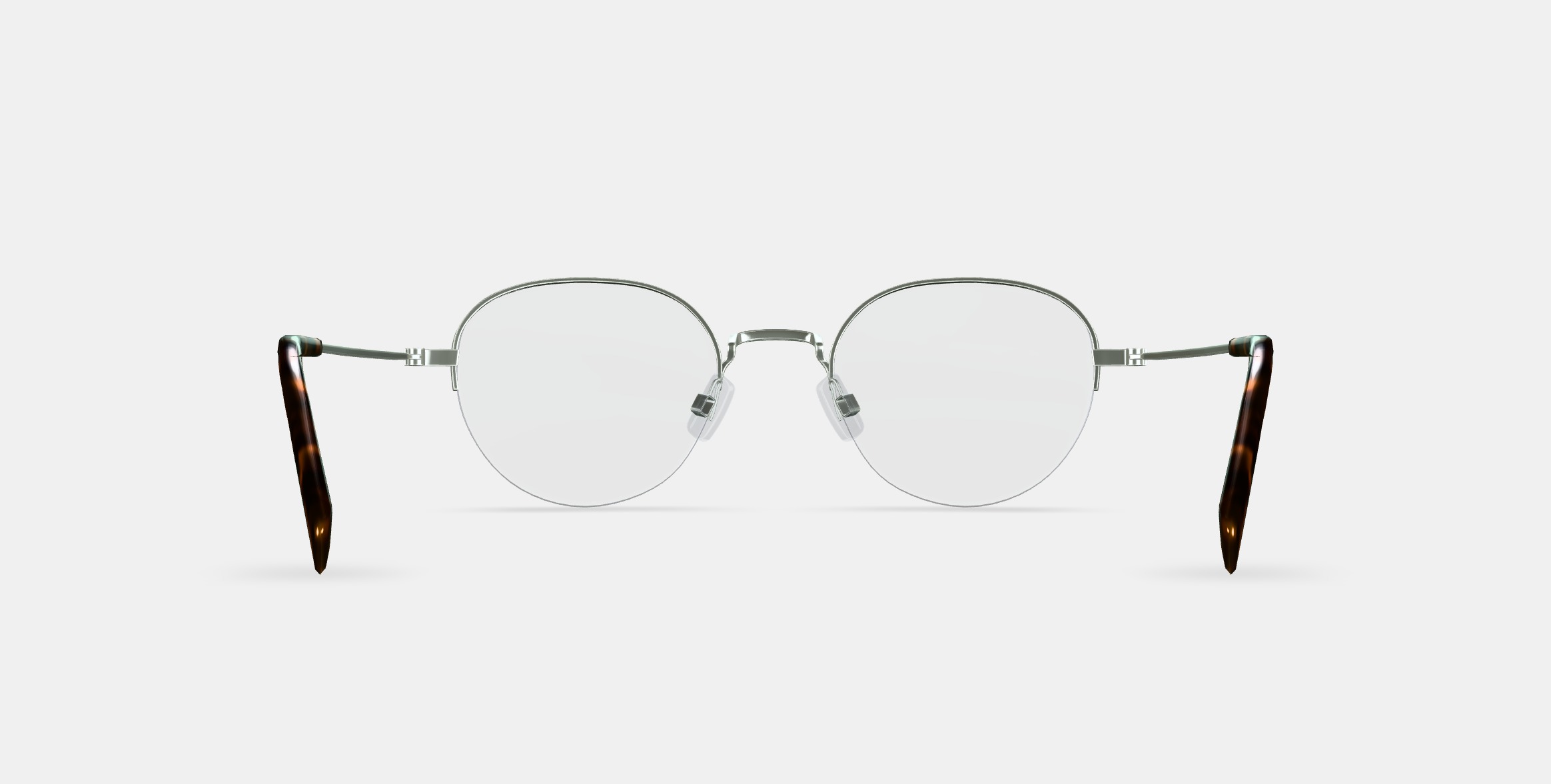 Canning Eyeglasses in Polished Silver 3D model_15