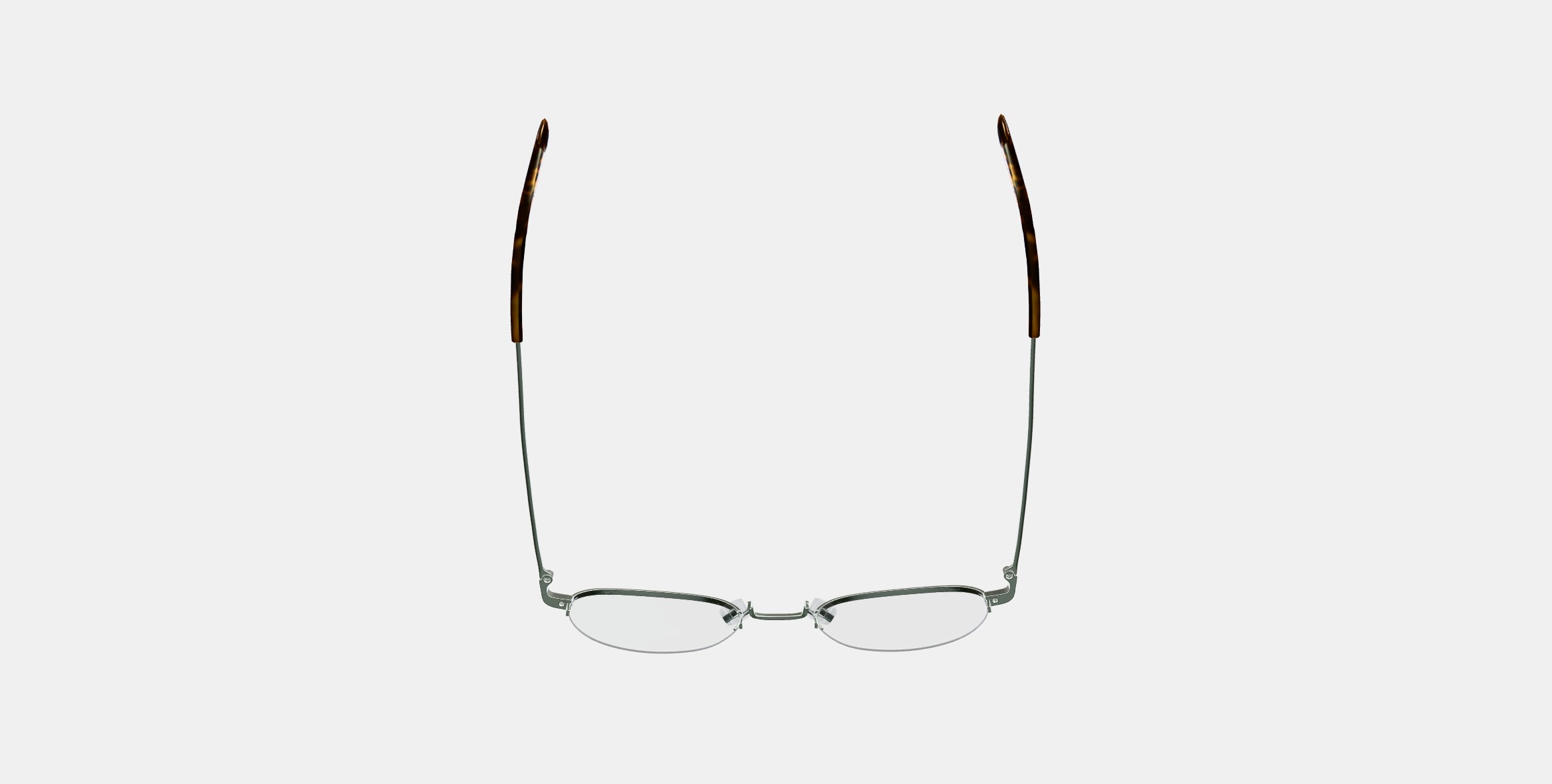 Canning Eyeglasses in Polished Silver 3D model_7