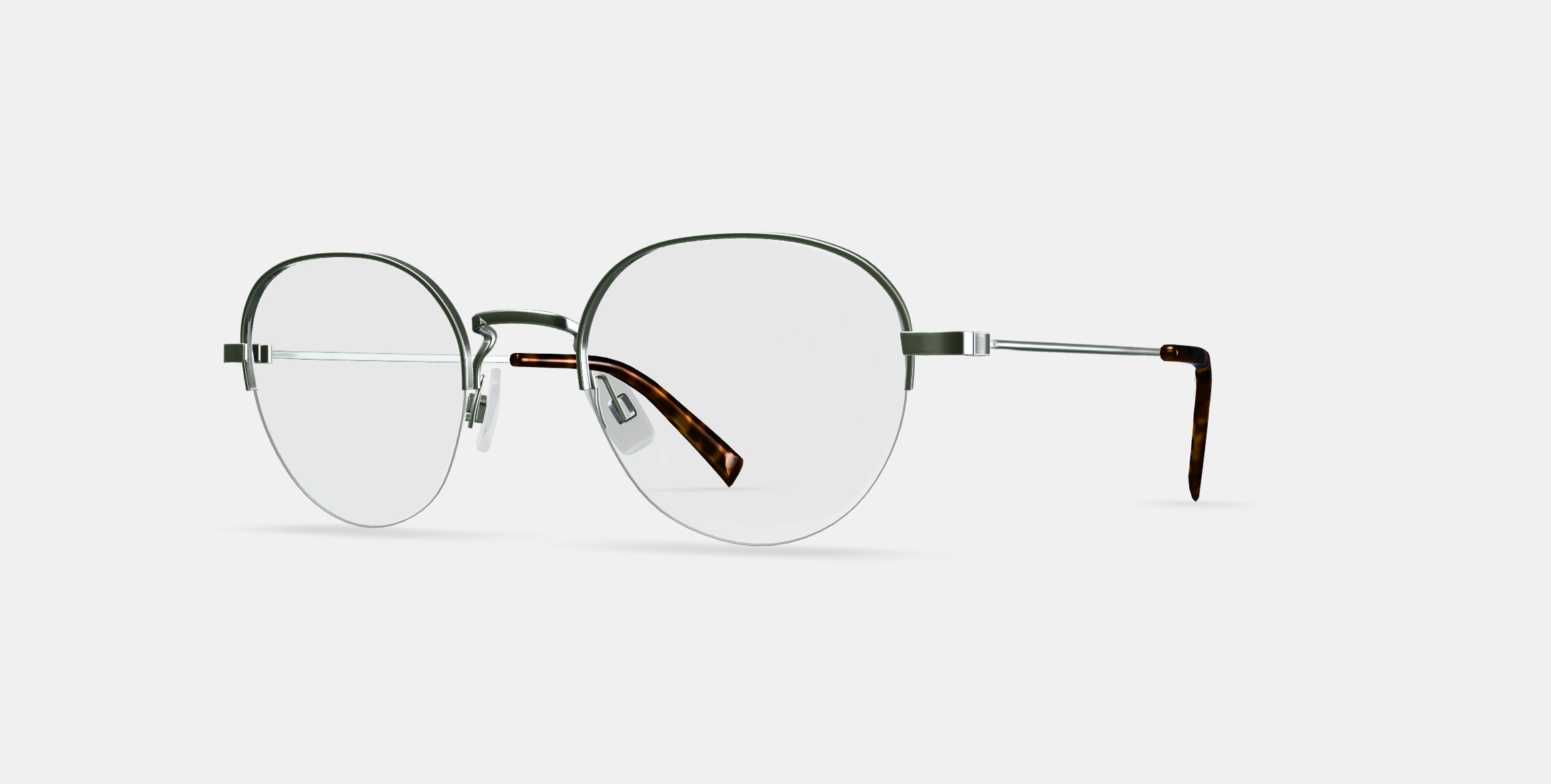 Canning Eyeglasses in Polished Silver 3D model_13