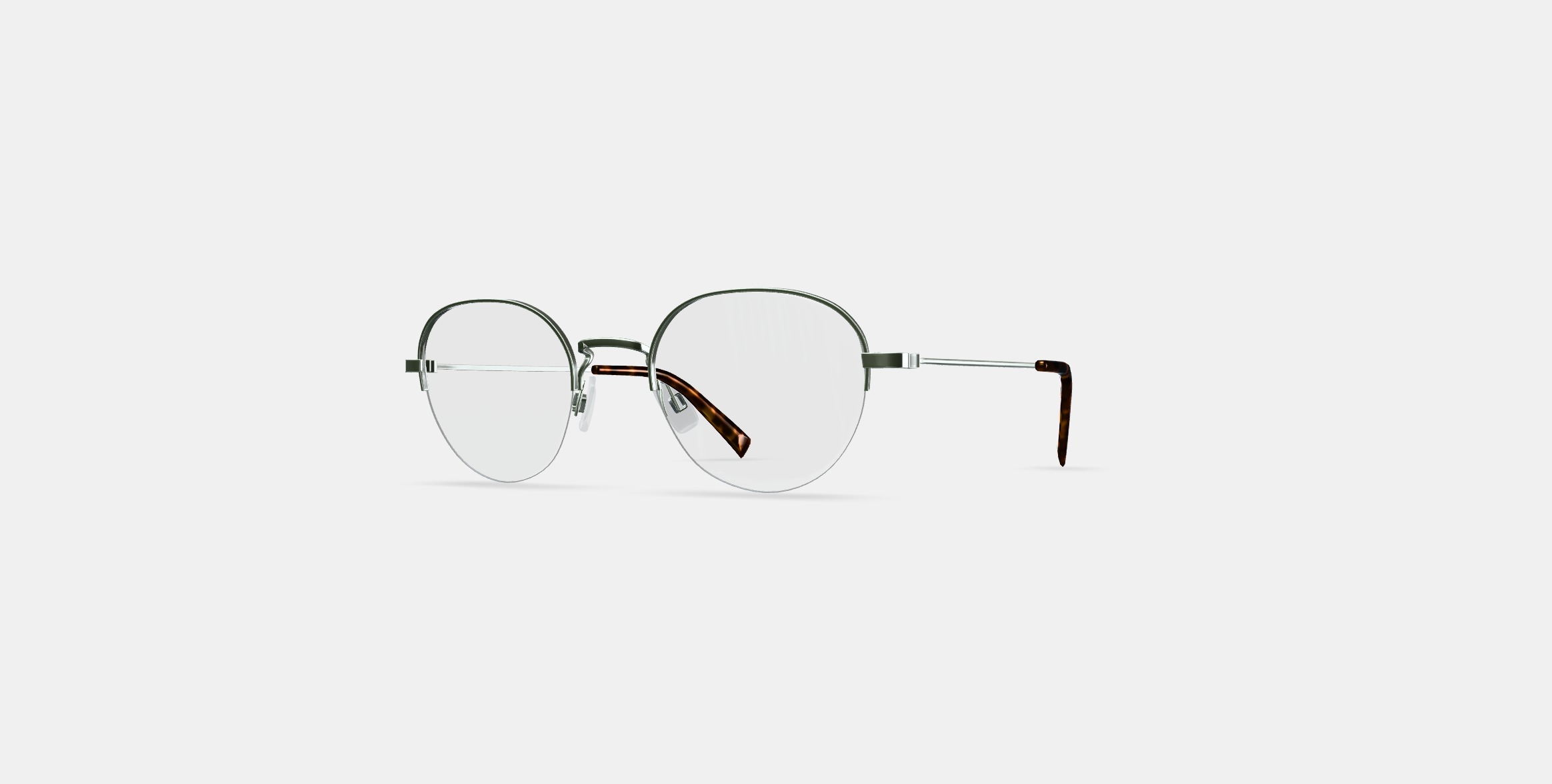 Canning Eyeglasses in Polished Silver 3D model_12