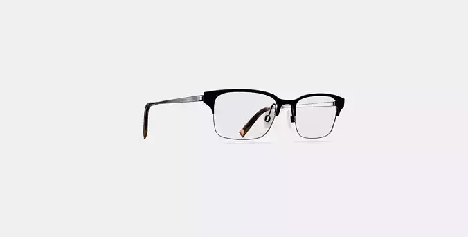 James Eyeglasses in Carbon