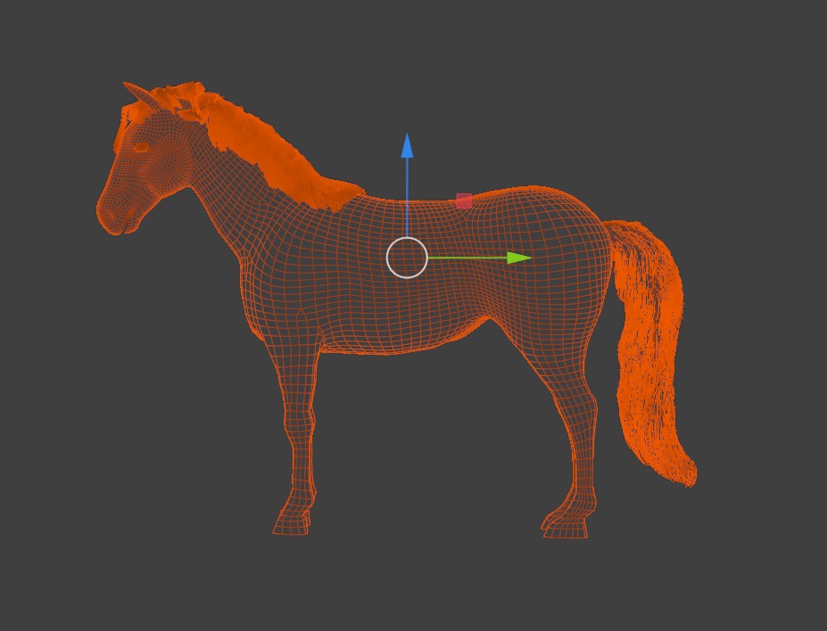 3D Model of a Brown Horse Low-poly 3D model_15