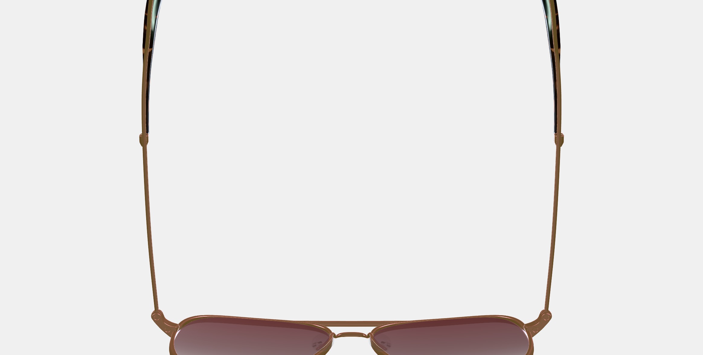 Raider Sunglasses in Rose Gold 3D model_7