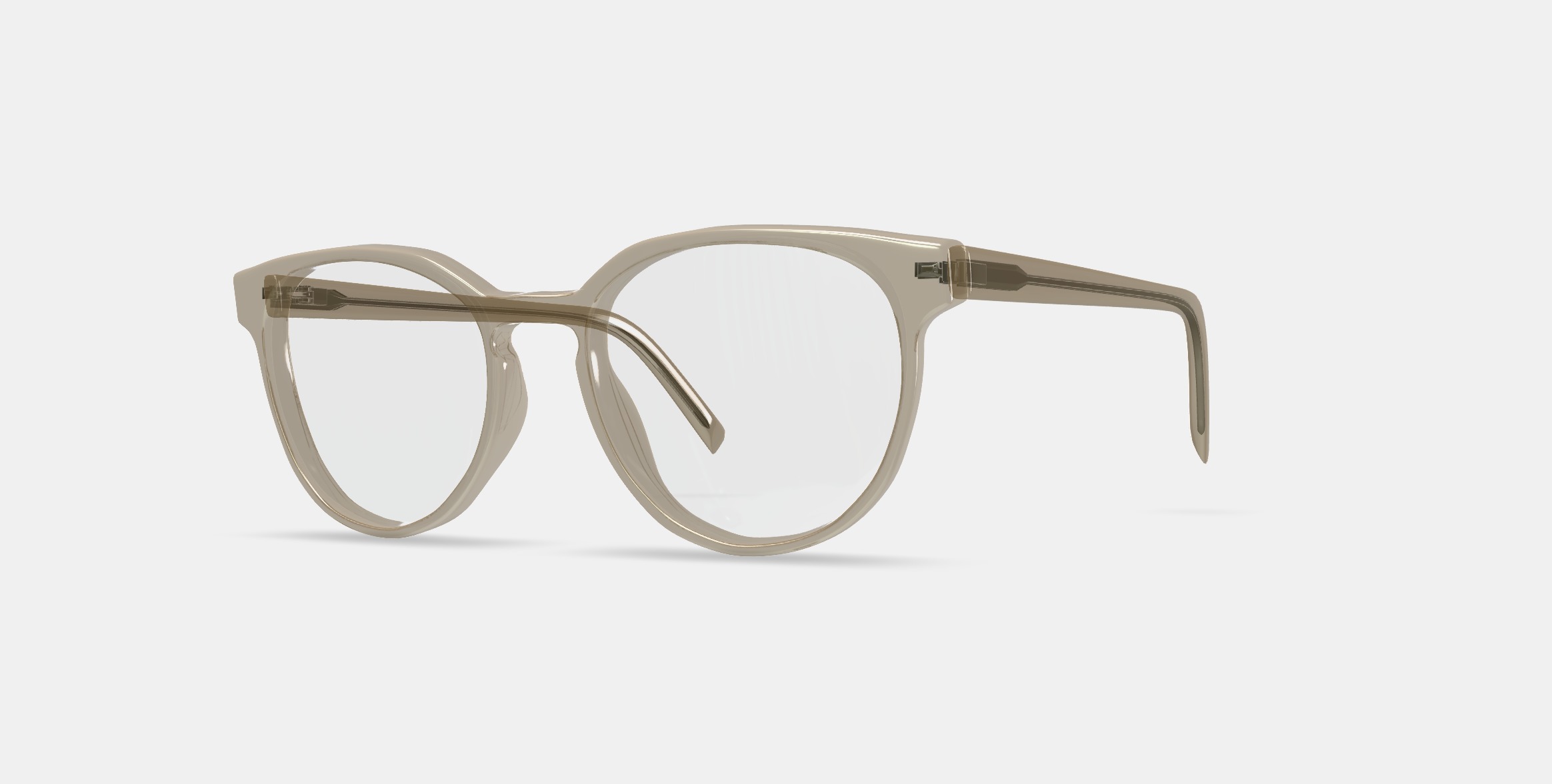 Wright Eyeglasses in Nutmeg Crystal 3D model_13