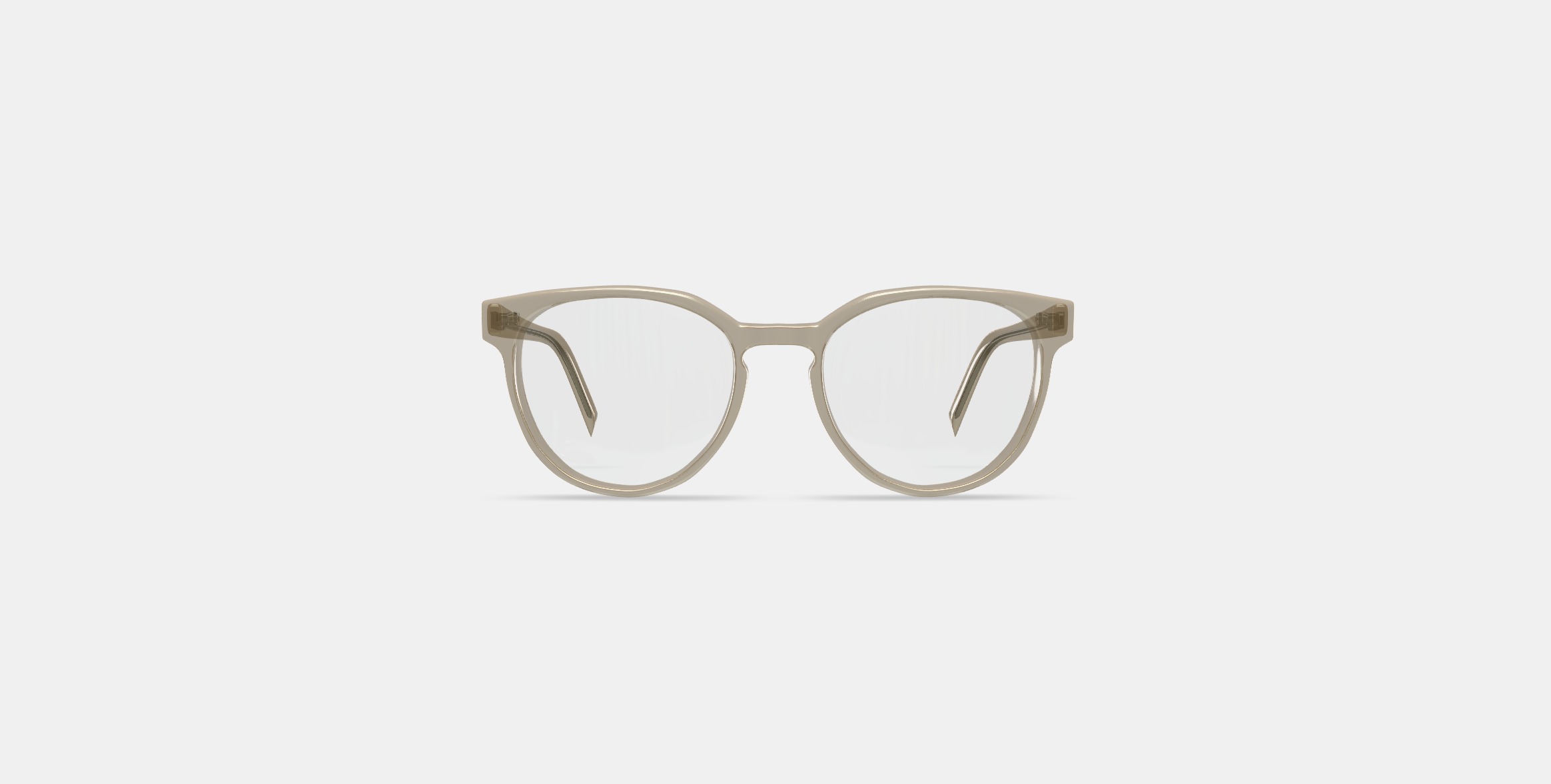 Wright Eyeglasses in Nutmeg Crystal 3D model_10