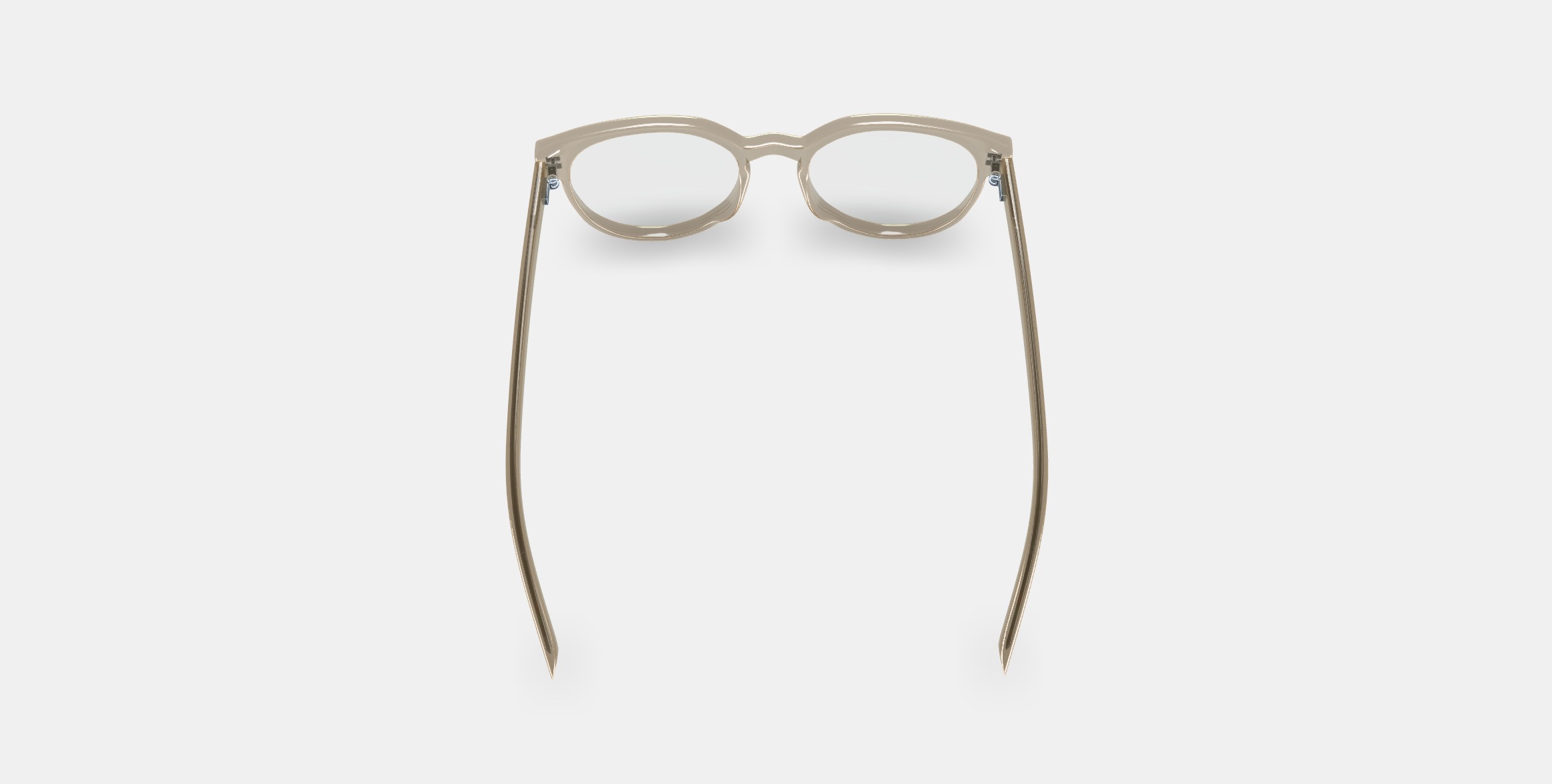 Wright Eyeglasses in Nutmeg Crystal 3D model_3