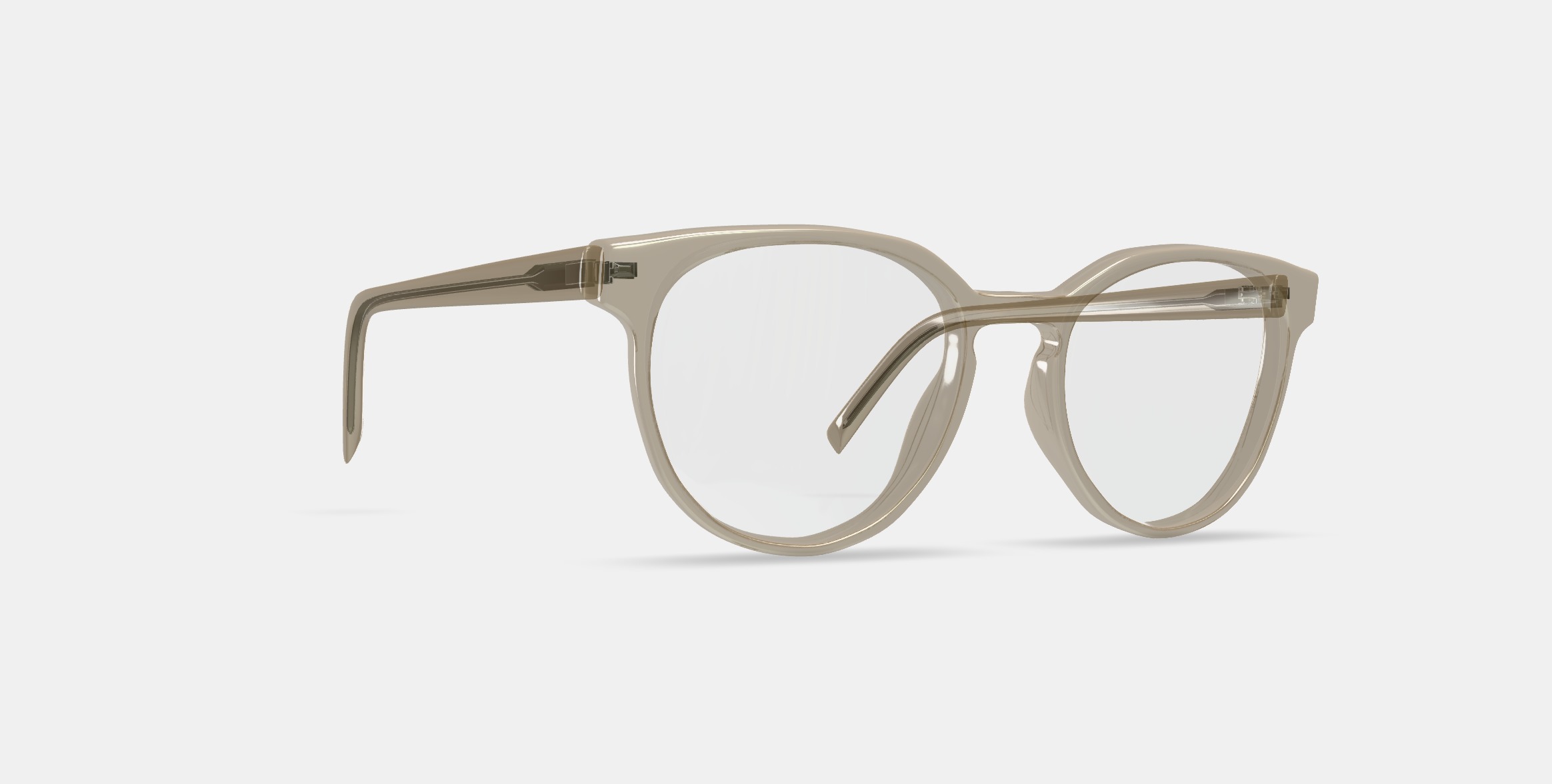 Wright Eyeglasses in Nutmeg Crystal 3D model_9