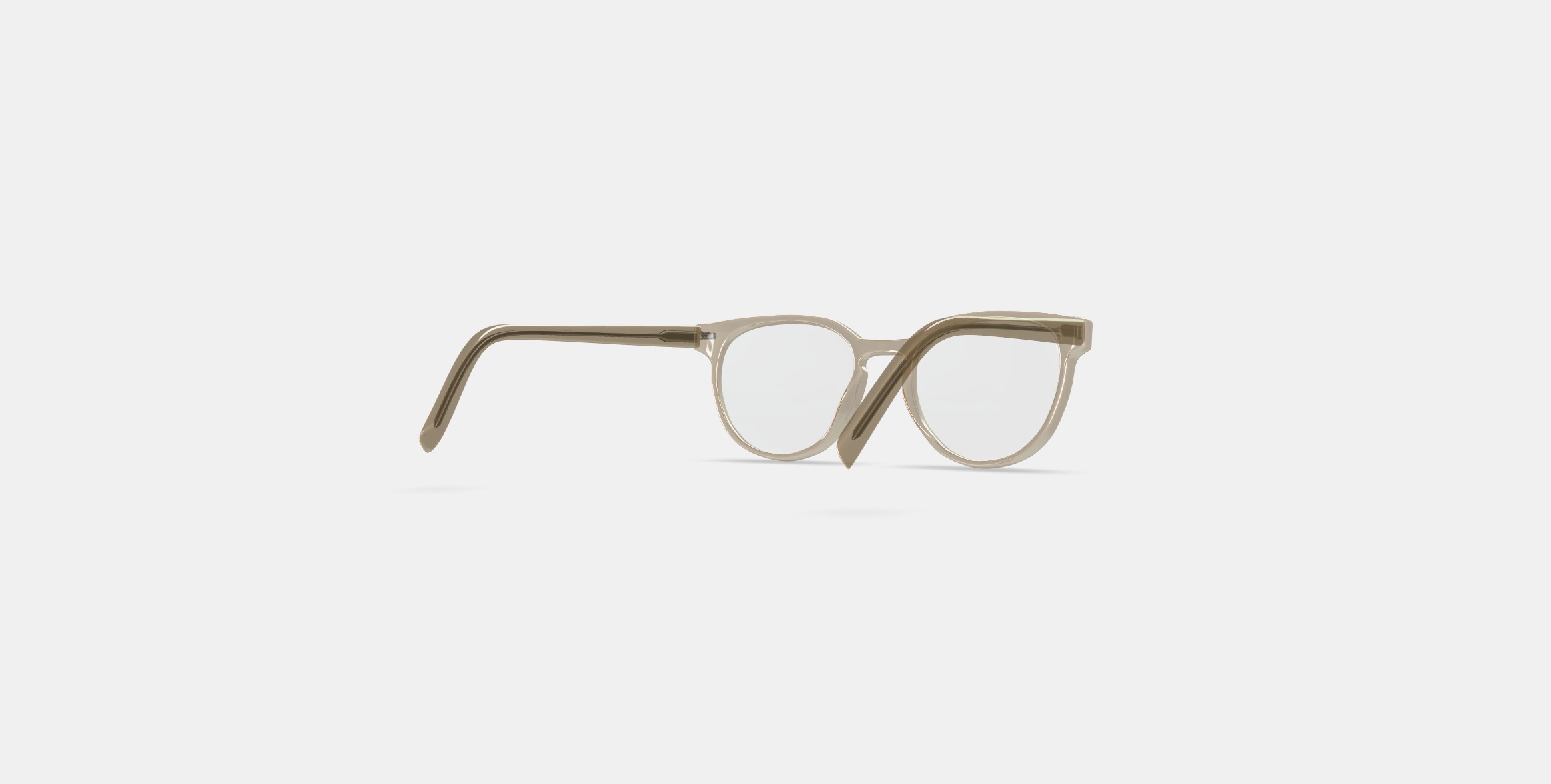 Wright Eyeglasses in Nutmeg Crystal 3D model_4