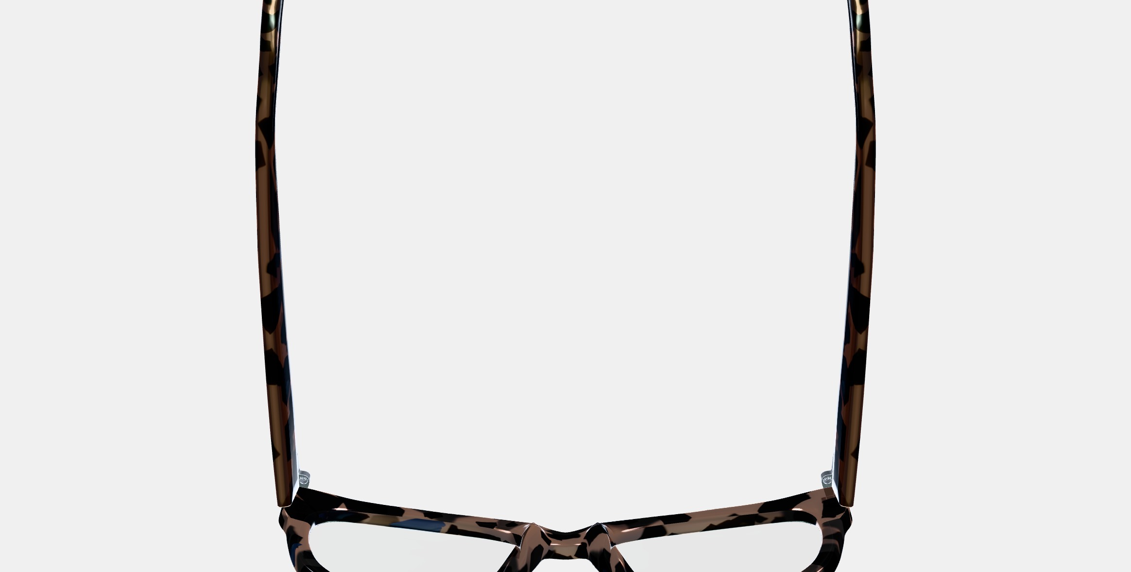 Tatum Eyeglasses in Smoky Pearl Tortoise 3D model_8