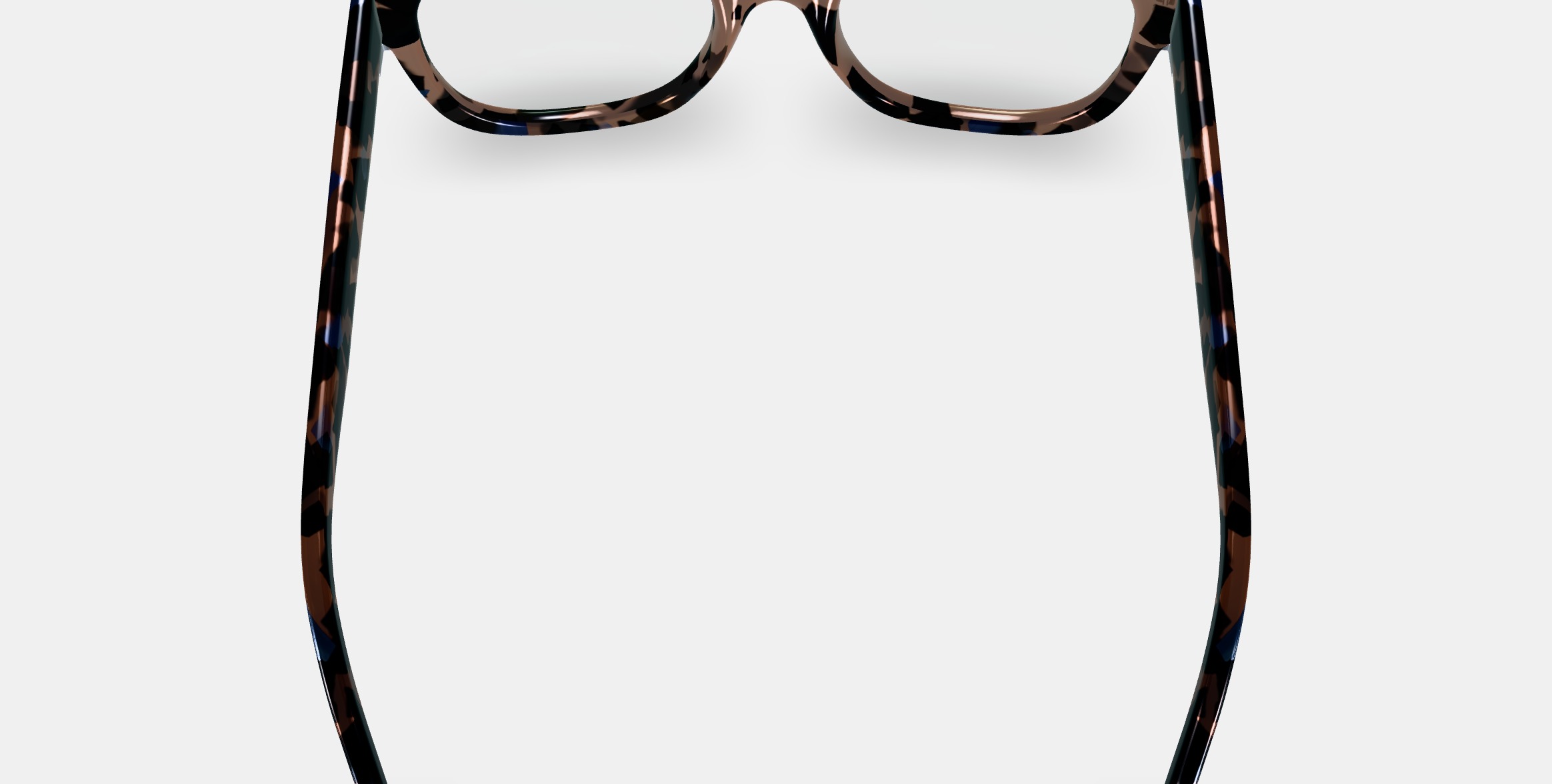 Tatum Eyeglasses in Smoky Pearl Tortoise 3D model_5