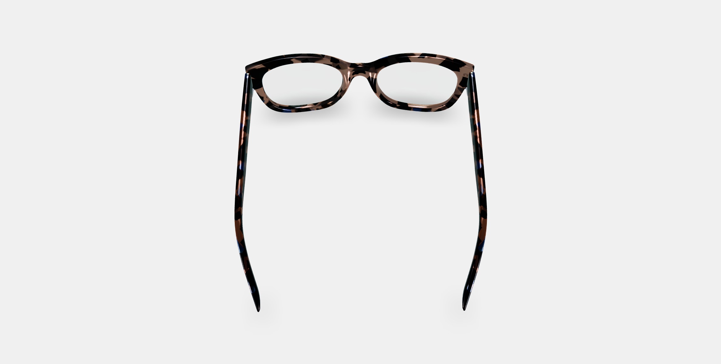 Tatum Eyeglasses in Smoky Pearl Tortoise 3D model_2