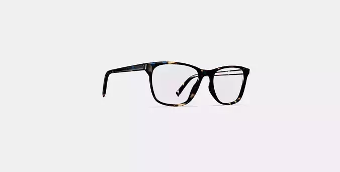 Yardley Eyeglasses in Blue Marbled Tortoise