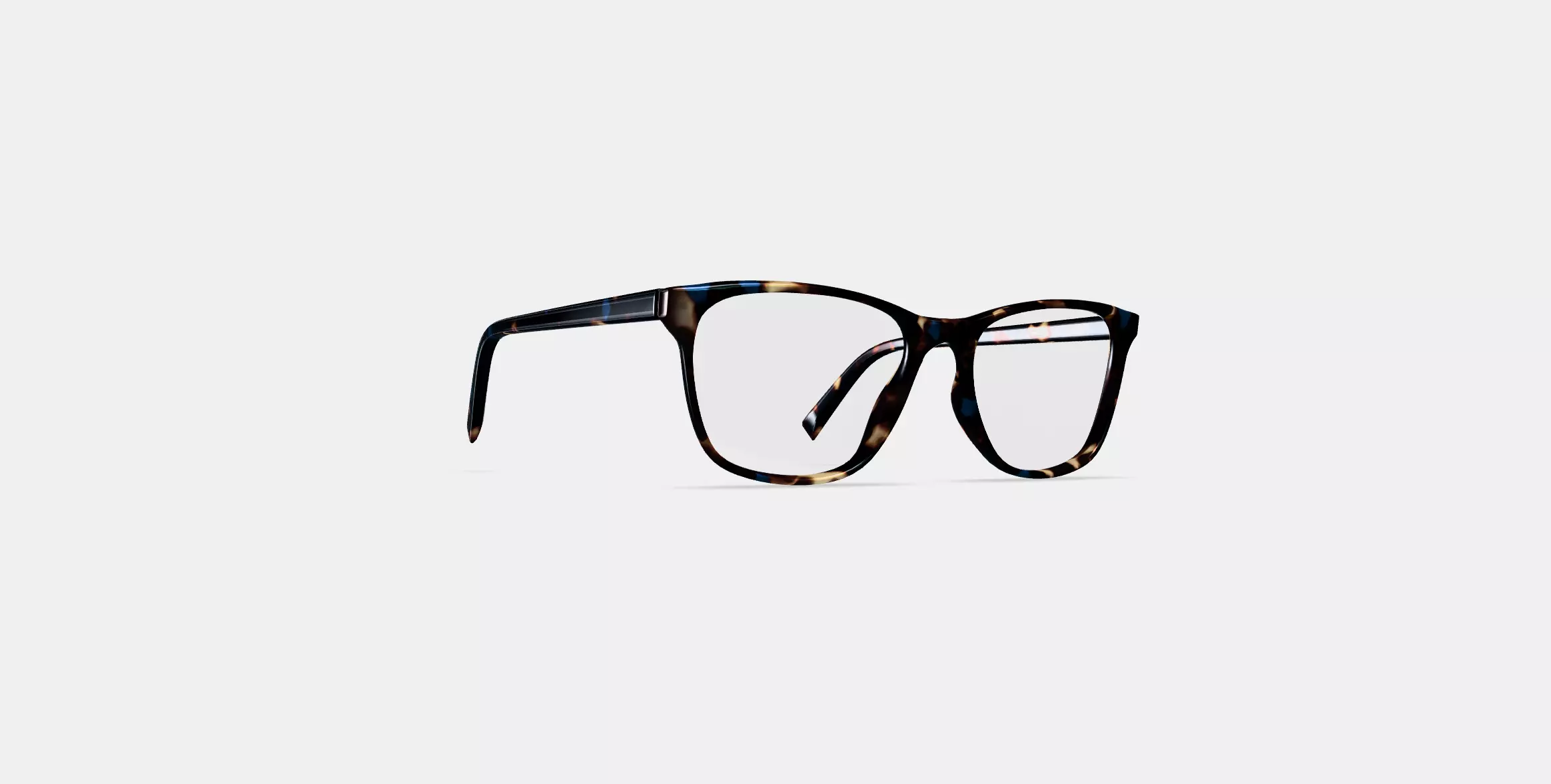 Yardley Eyeglasses in Blue Marbled Tortoise 3D model_0