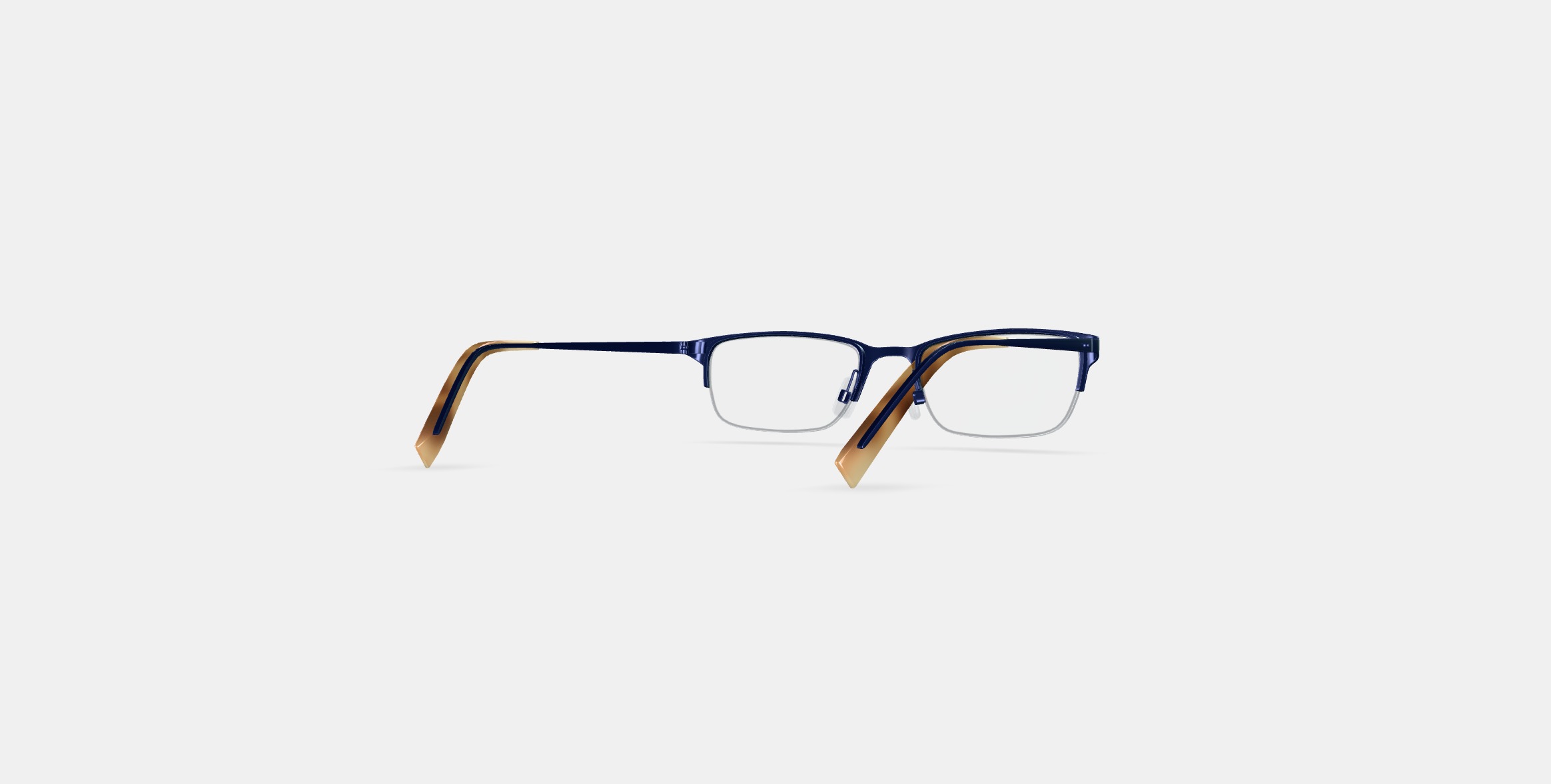 Caldwell Eyeglasses in Brushed Navy 3D model_5