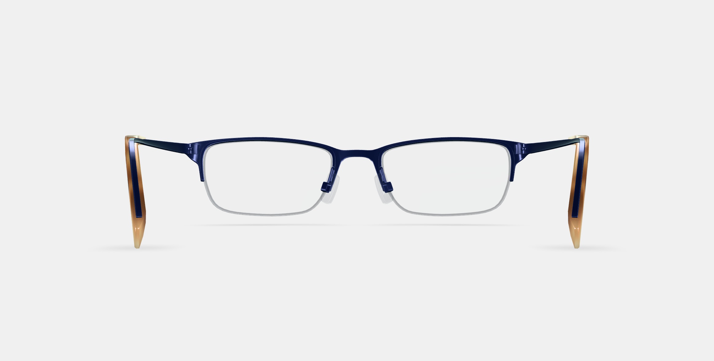 Caldwell Eyeglasses in Brushed Navy 3D model_15