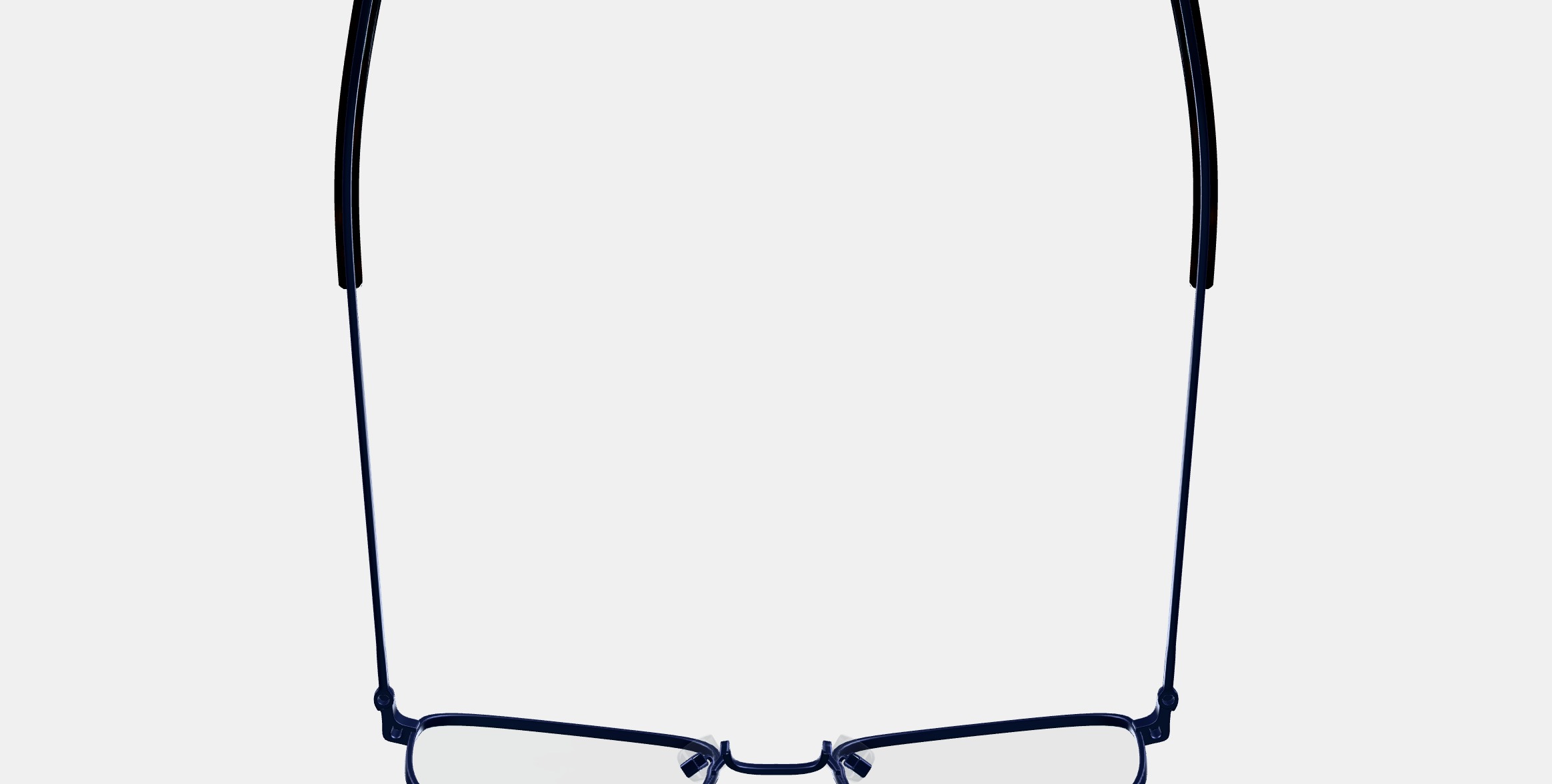 Thurston Eyeglasses in Brushed Navy 3D model_8