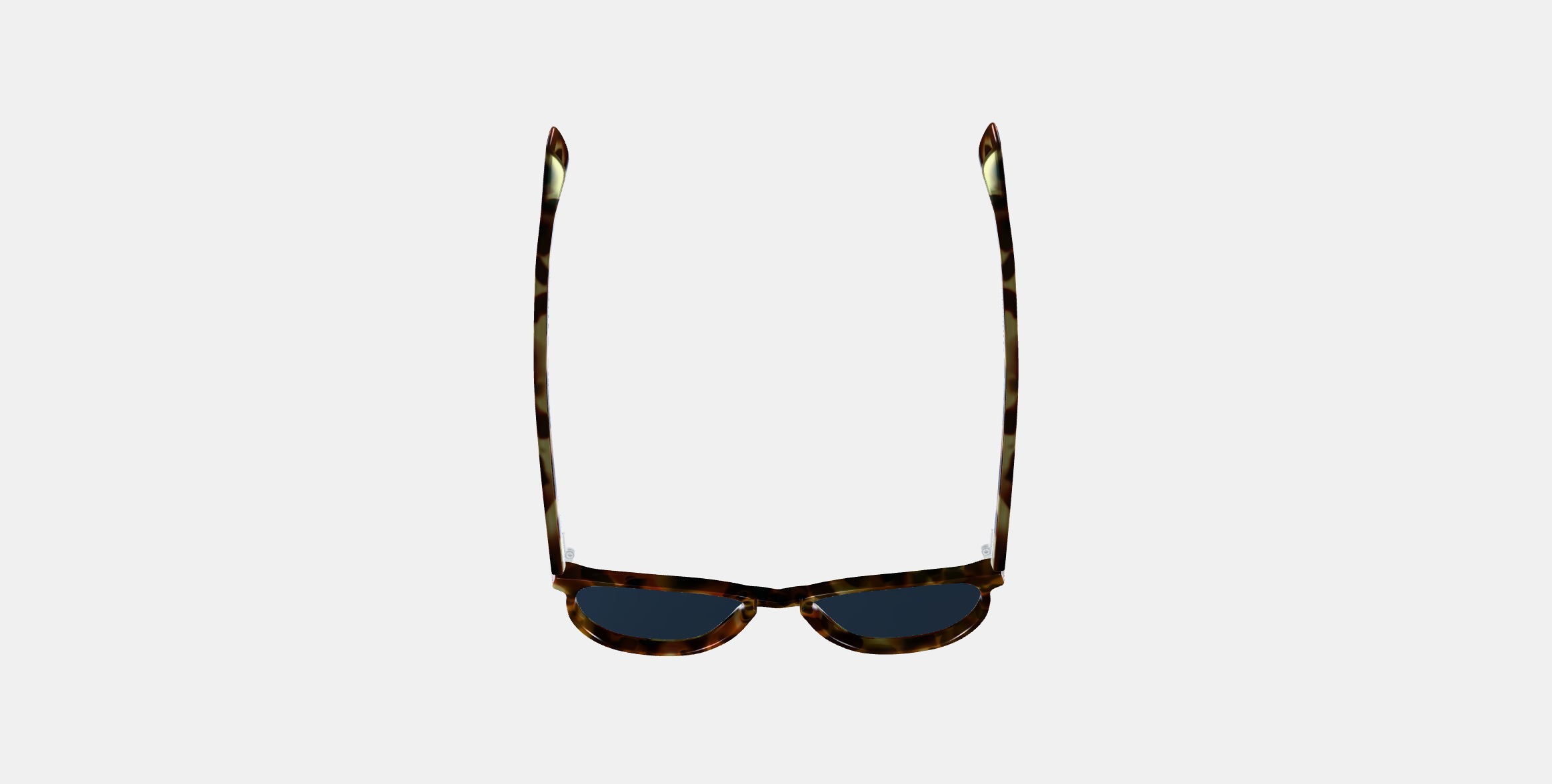 Sydney Sunglasses in Brioche Tortoise 3D model_7