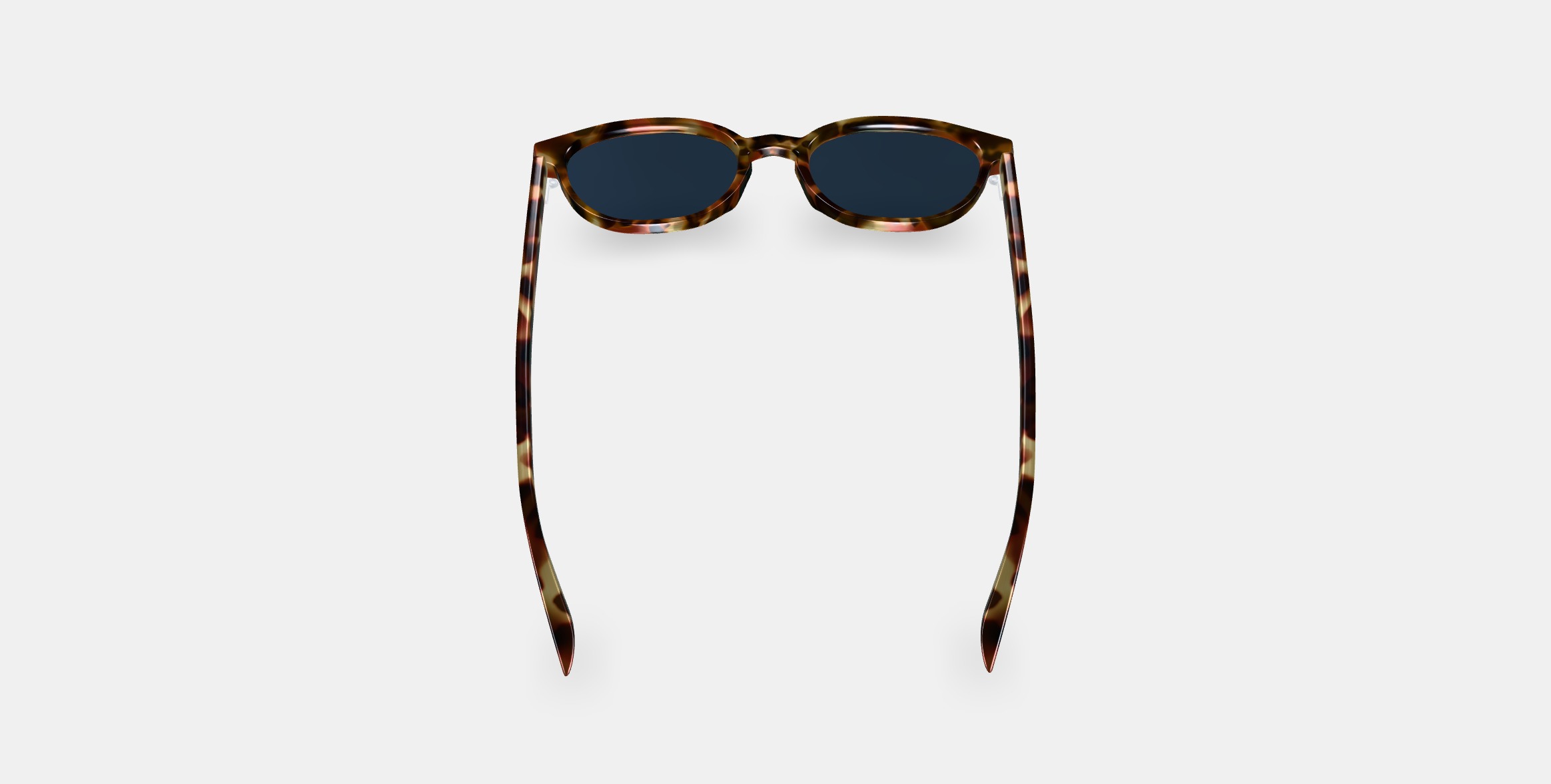 Sydney Sunglasses in Brioche Tortoise 3D model_3