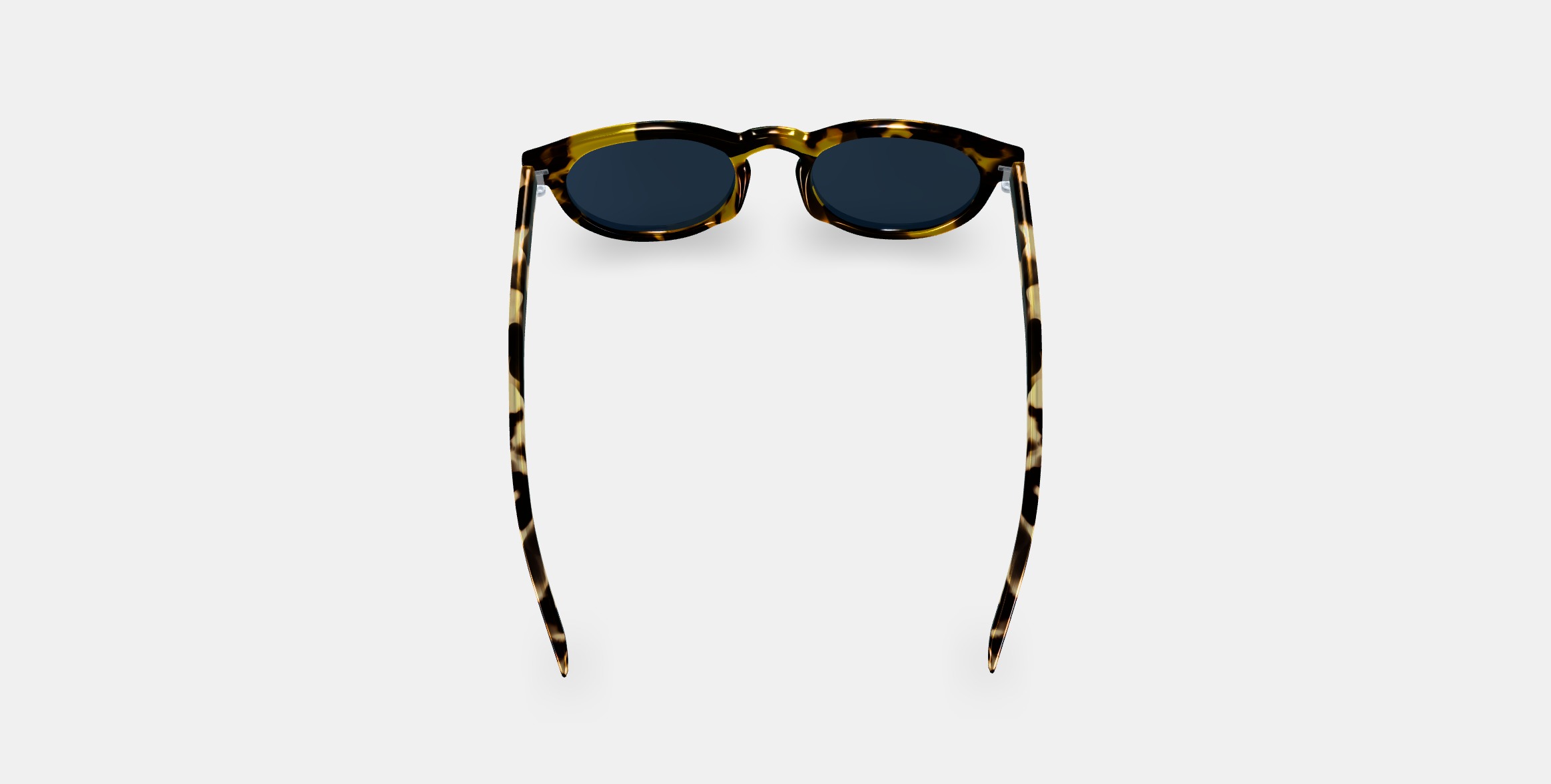 Hayes Sunglasses in Mesquite Tortoise 3D model_2
