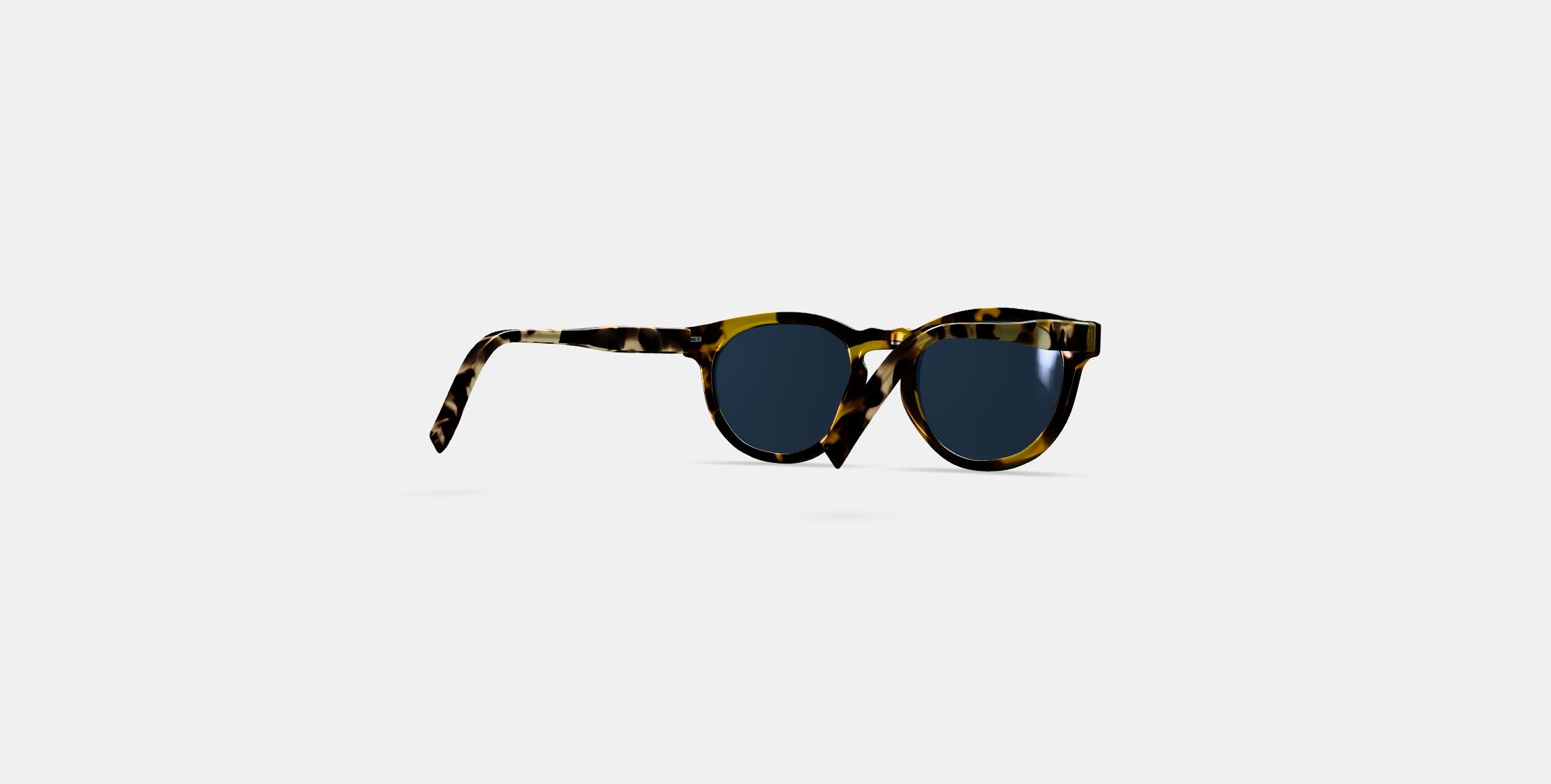 Hayes Sunglasses in Mesquite Tortoise 3D model_4