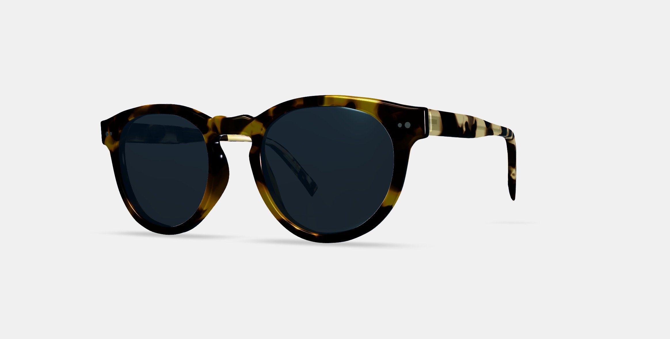 Hayes Sunglasses in Mesquite Tortoise 3D model_13